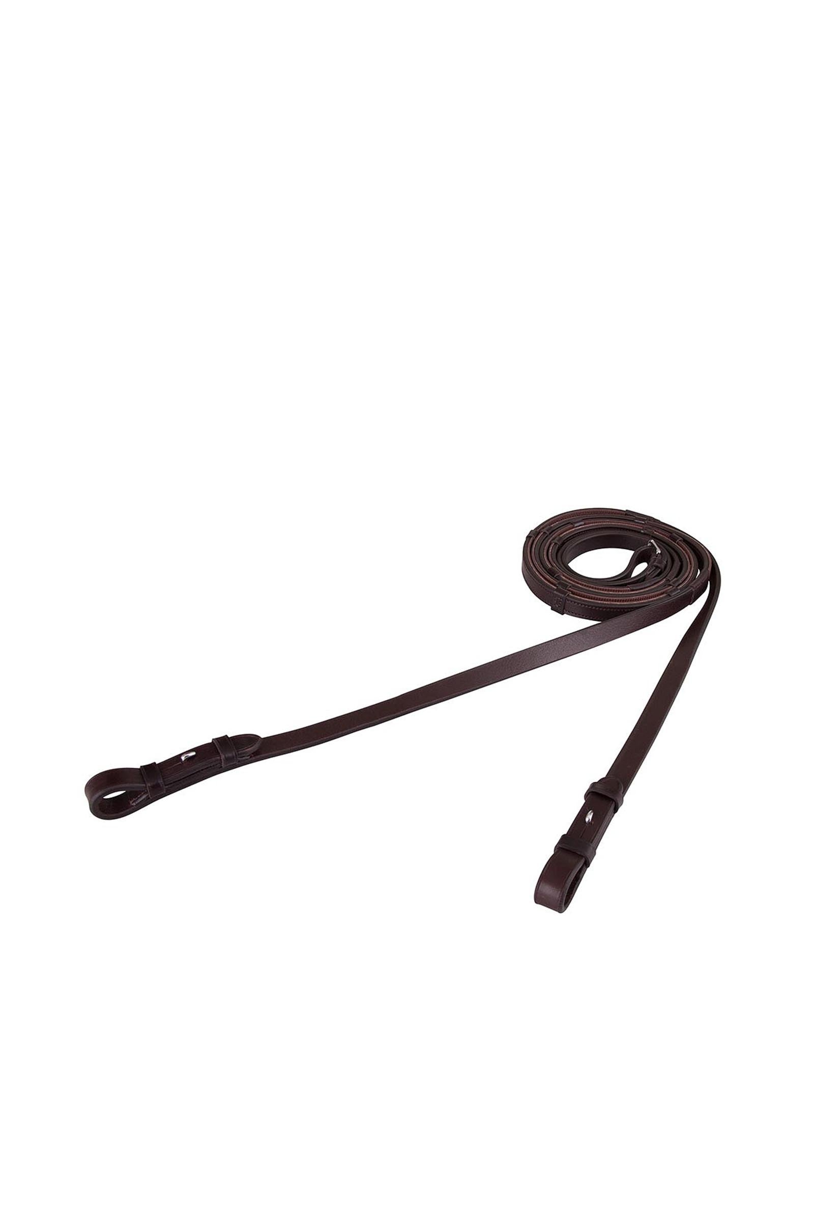 BR kožené otěže s protiskluzovou úpravou, 16 mm Bridles & Reins