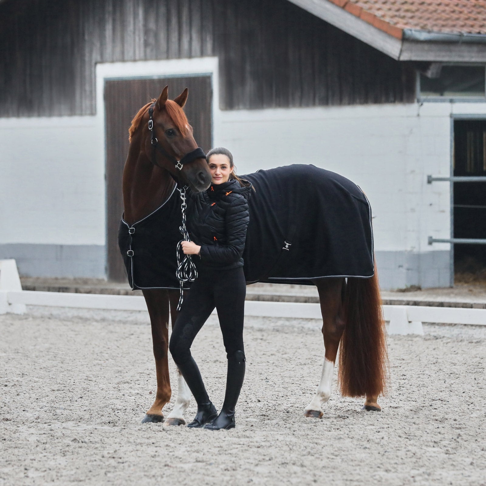 Horze Kiel Halter with Fleece Halters & Leads