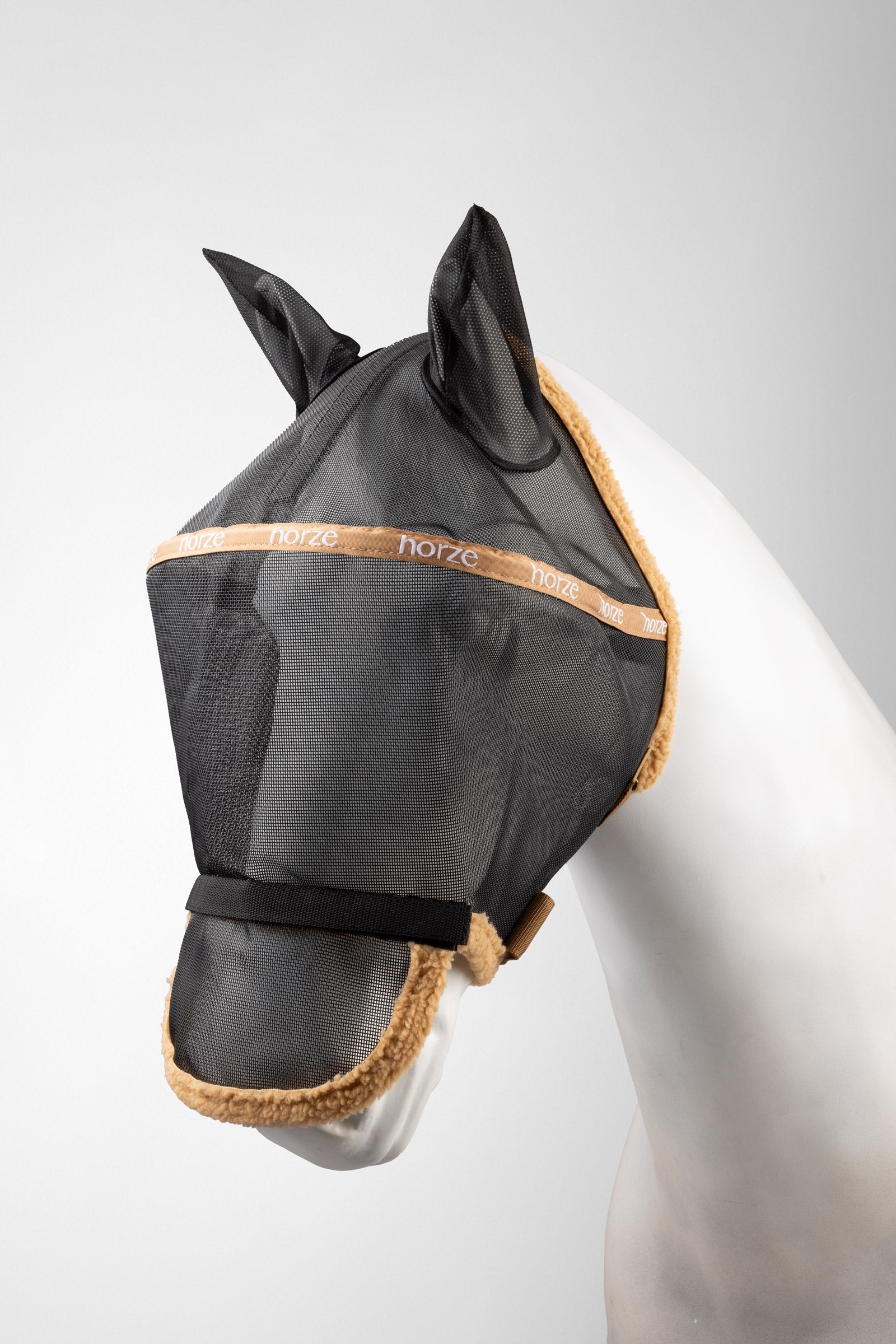 Horze Maska na mouchy s drátěným rámem Antifly Protection for Horses