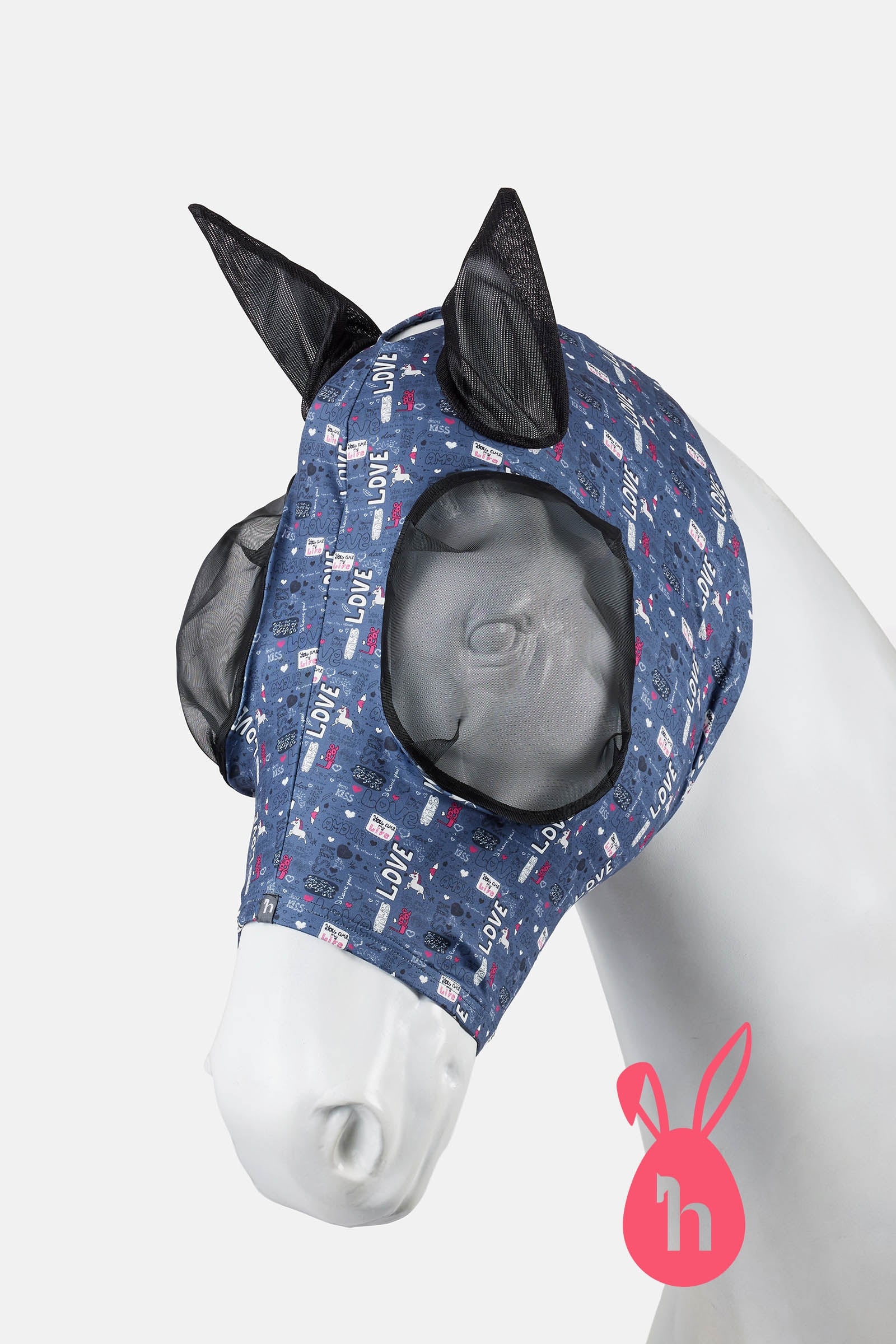 Horze Elastic Pull-On maska proti hmyzu Antifly Protection for Horses