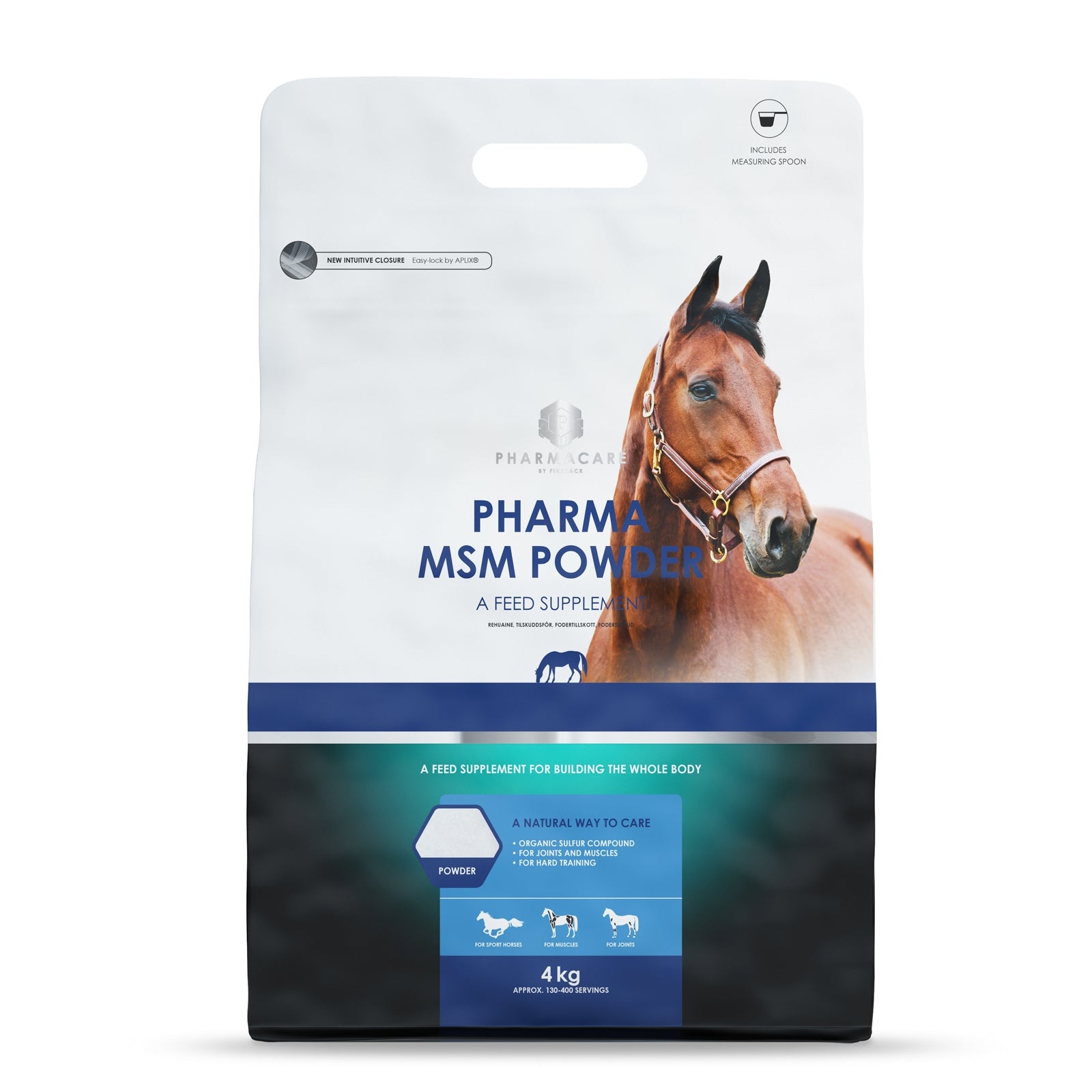 Pharmacare Pharma MSM Powder , 4kg Horse Feed & Nutrition
