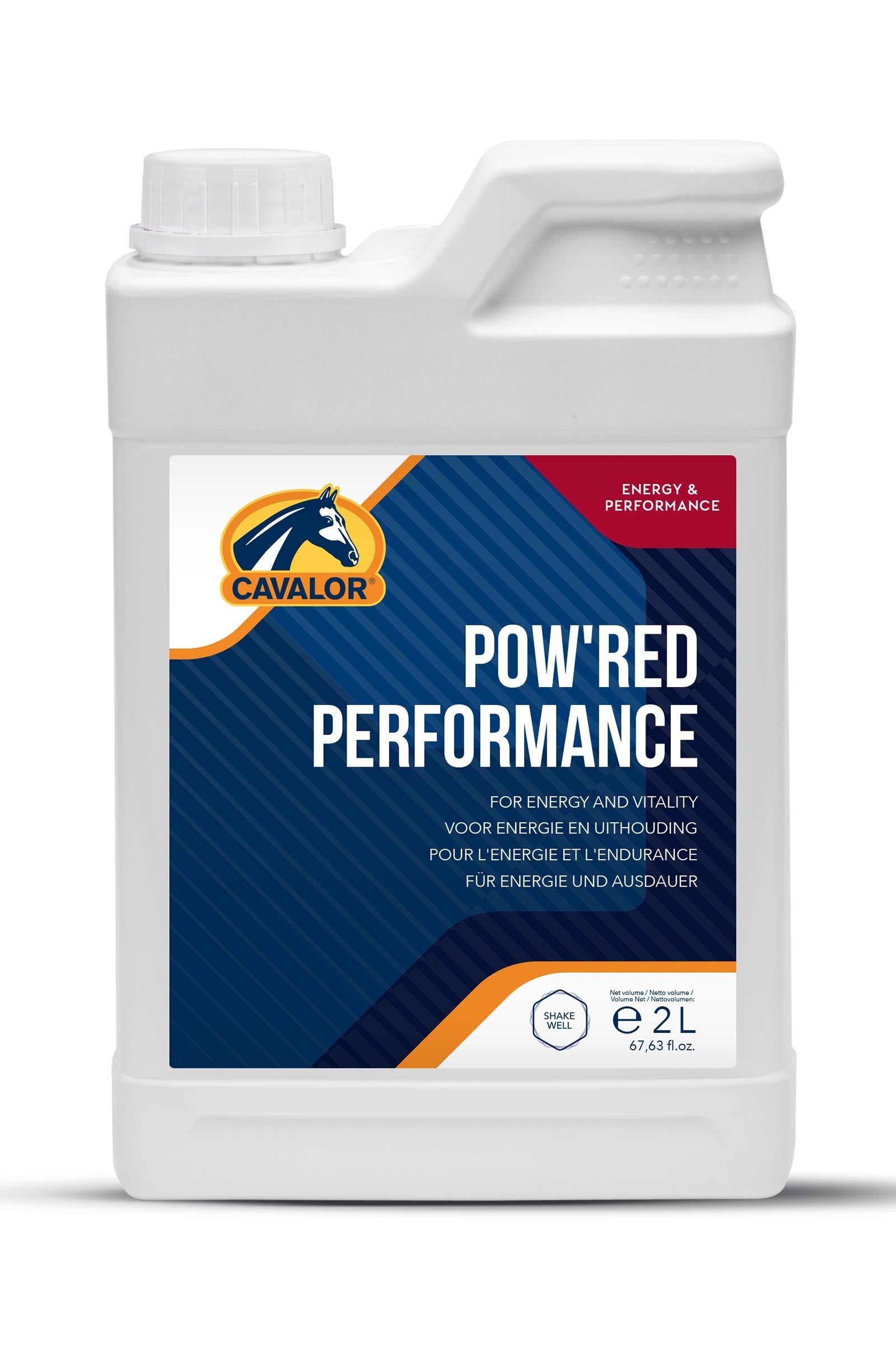 Cavalor Pow'Red Performance, energie a vytrvalost, 2 L Horse Feed & Nutrition