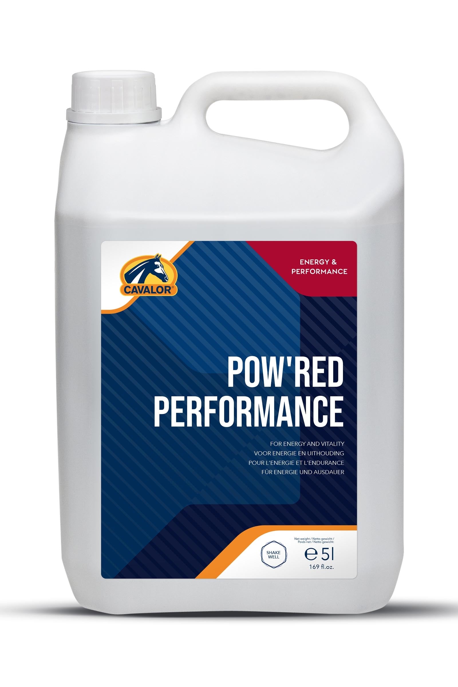 Cavalor Pow'Red Performance, energie a vytrvalost, 5 L Horse Feed & Nutrition