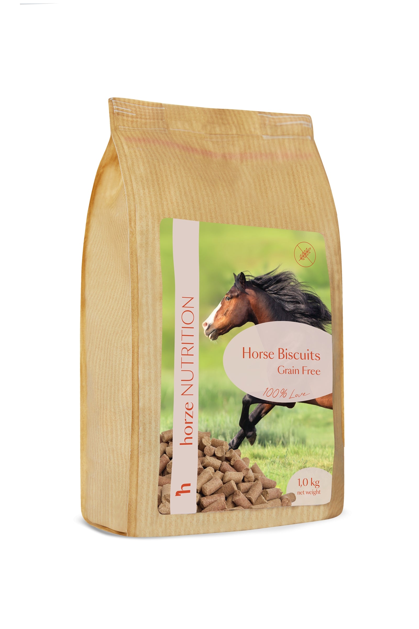Horze Sušenky Bez obilovin, 1 kg Horse Feed & Nutrition