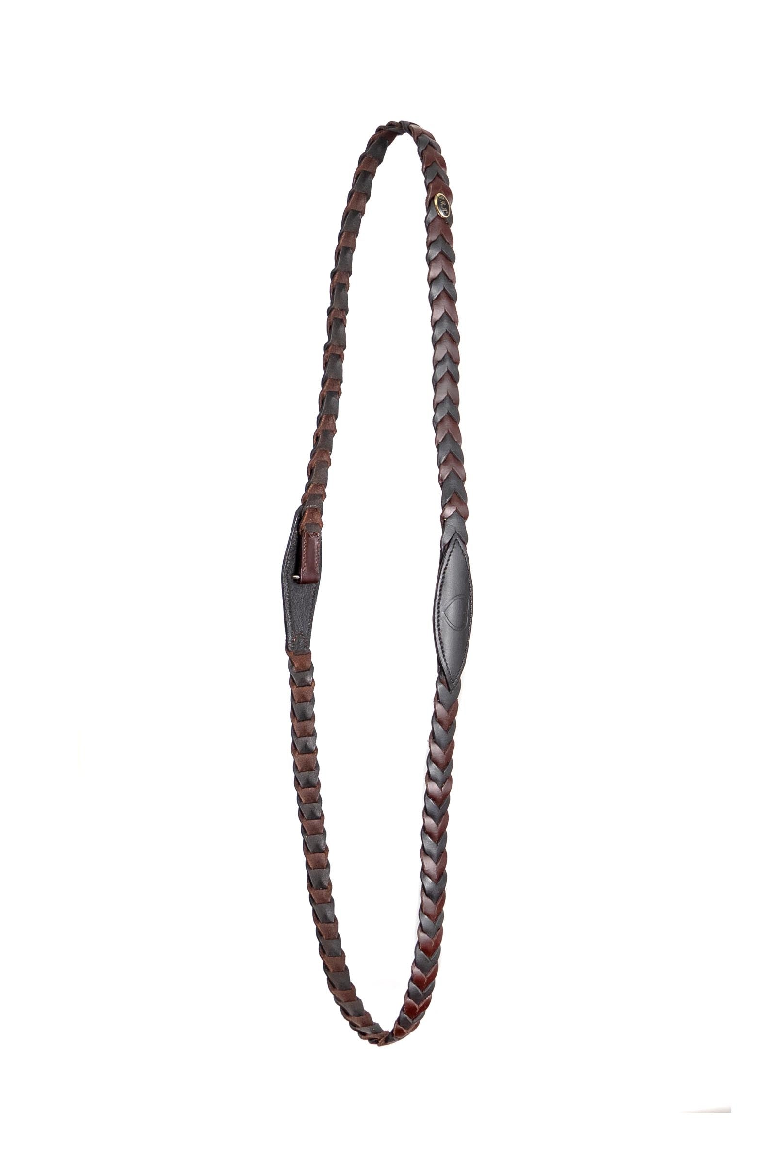 F.R.A. Freedom Riding Articles Zoë Braided Leather Neck Strap (System 1) Bridles & Reins