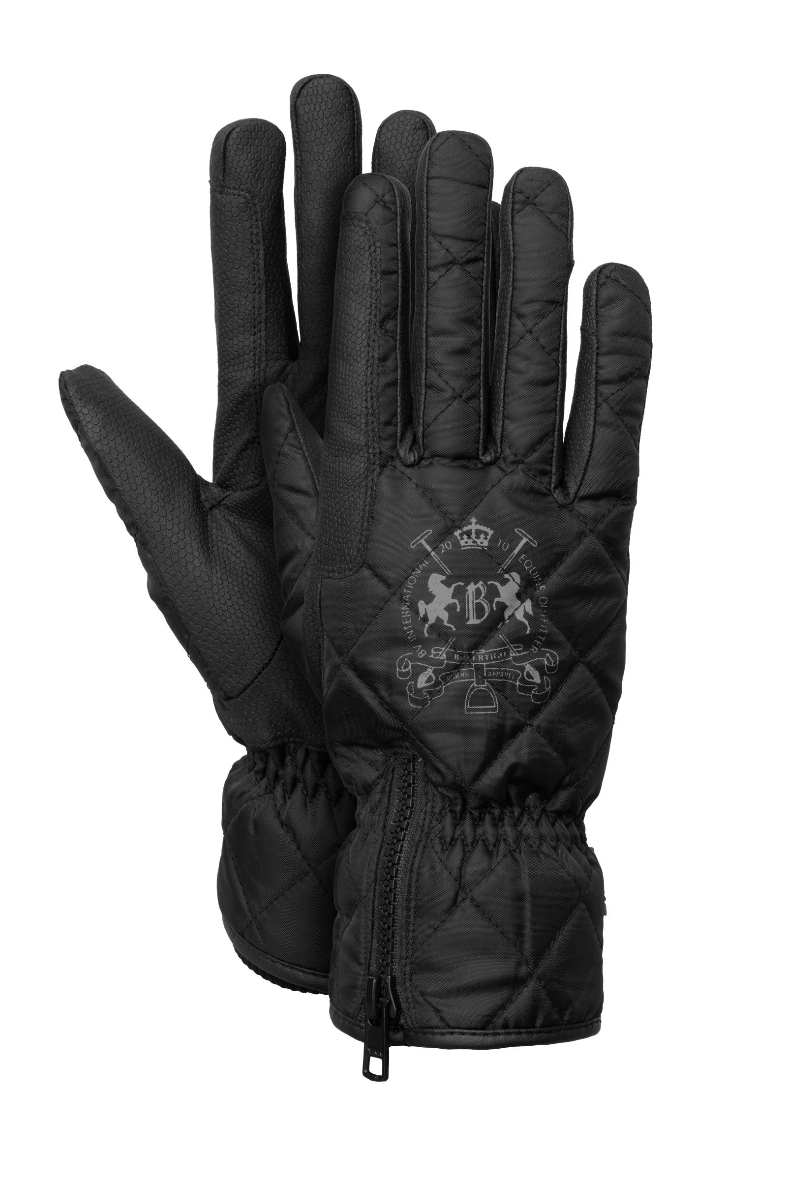 B Vertigo Onyx Voděodolné polstrované jezdecké rukavice Riding Gloves
