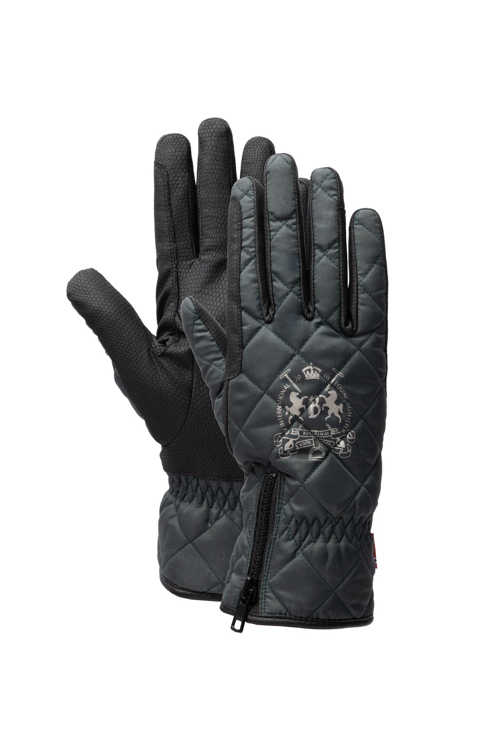 B Vertigo Onyx Voděodolné polstrované jezdecké rukavice Riding Gloves