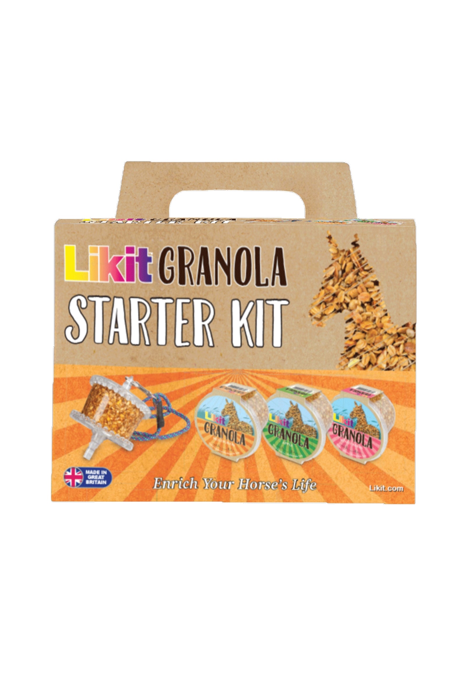 Likit Granola Starter Kit (držák + 3 příchutě) Horse Feed & Nutrition