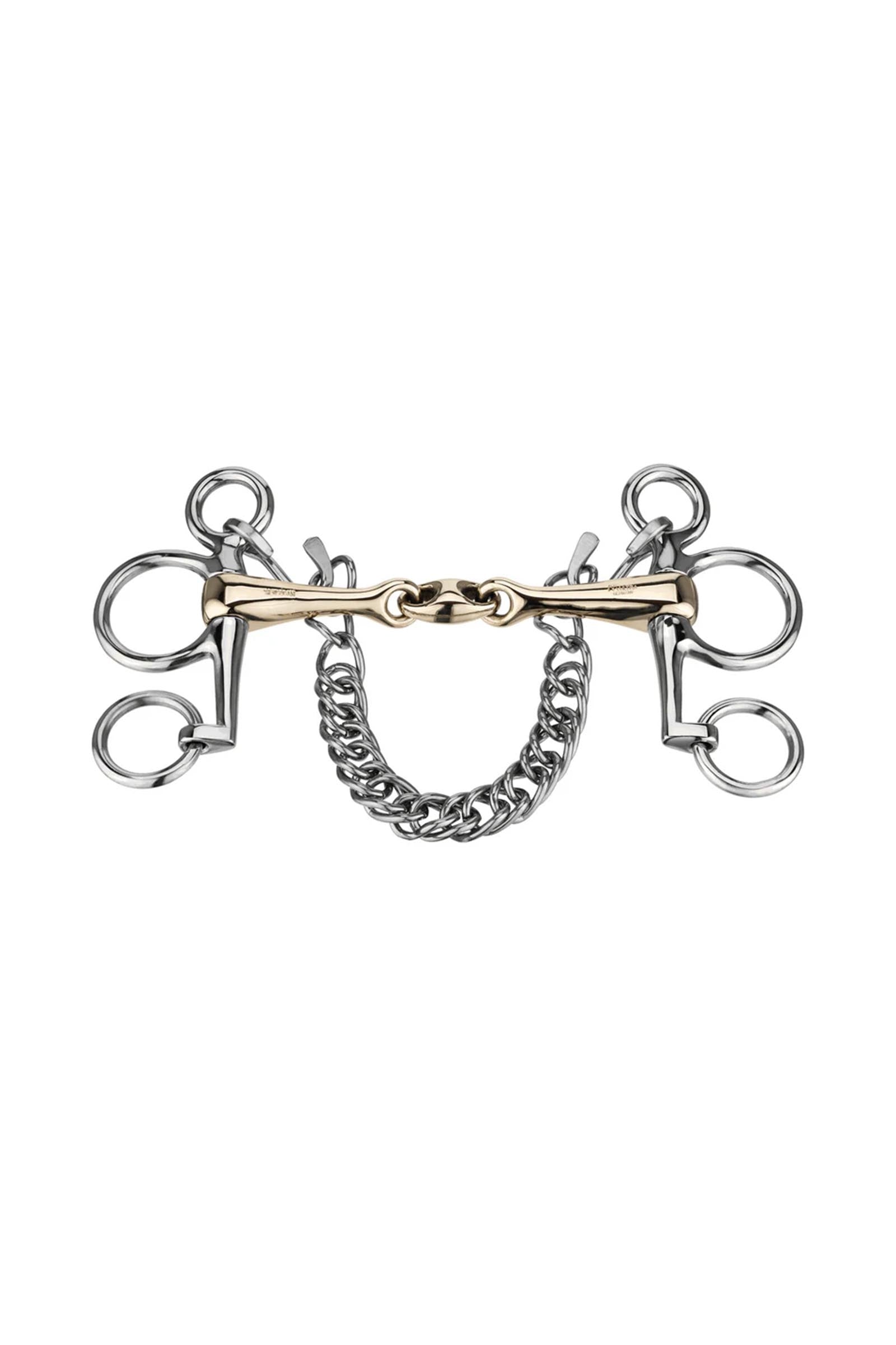 Sprenger KK Ultra Pelham udidlo, dvojité lomení, 16 mm, 4,5 cm ramena, Sensogan Horse Bits
