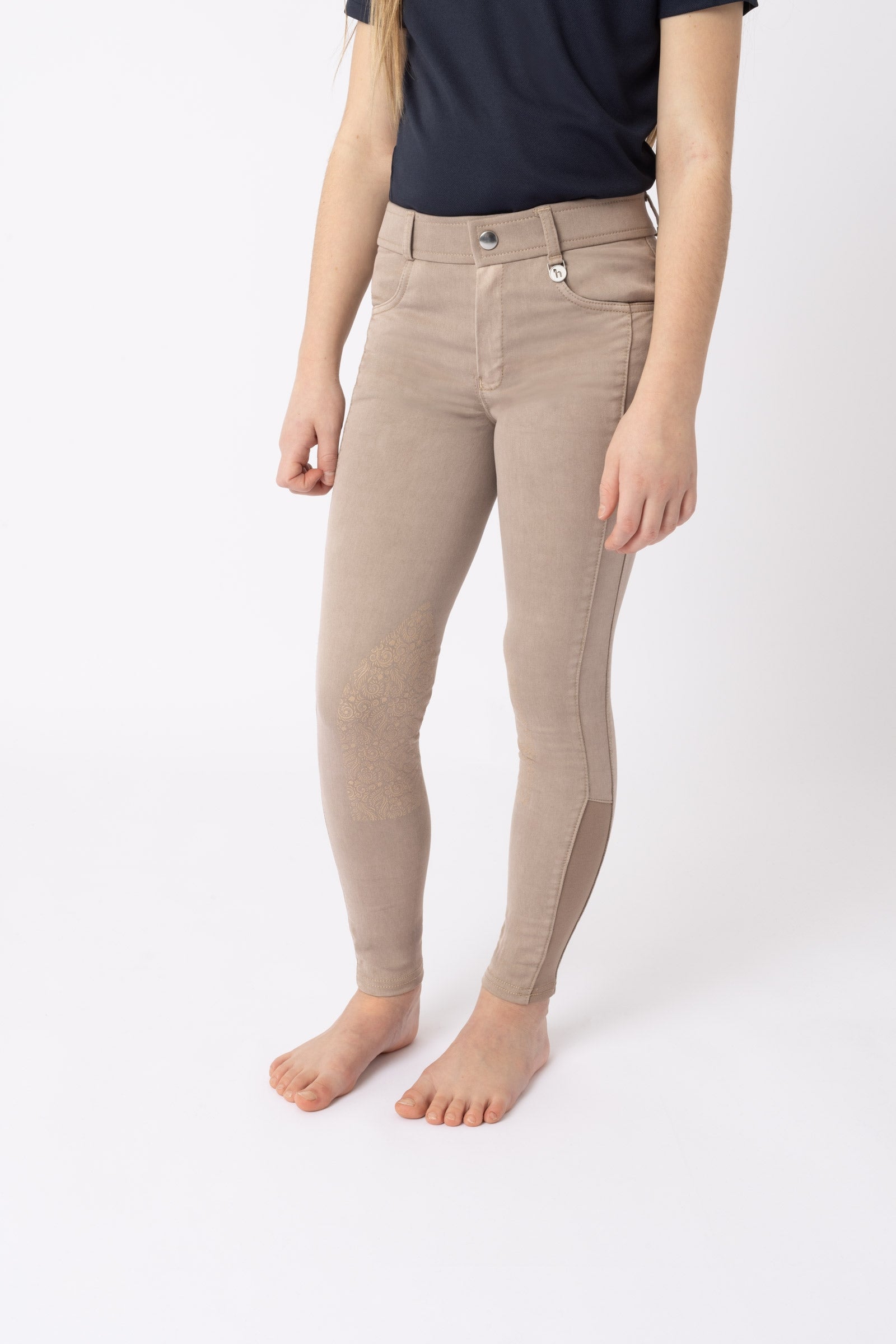 Horze Suki Kids Knee Grip Breeches Kids Apparel