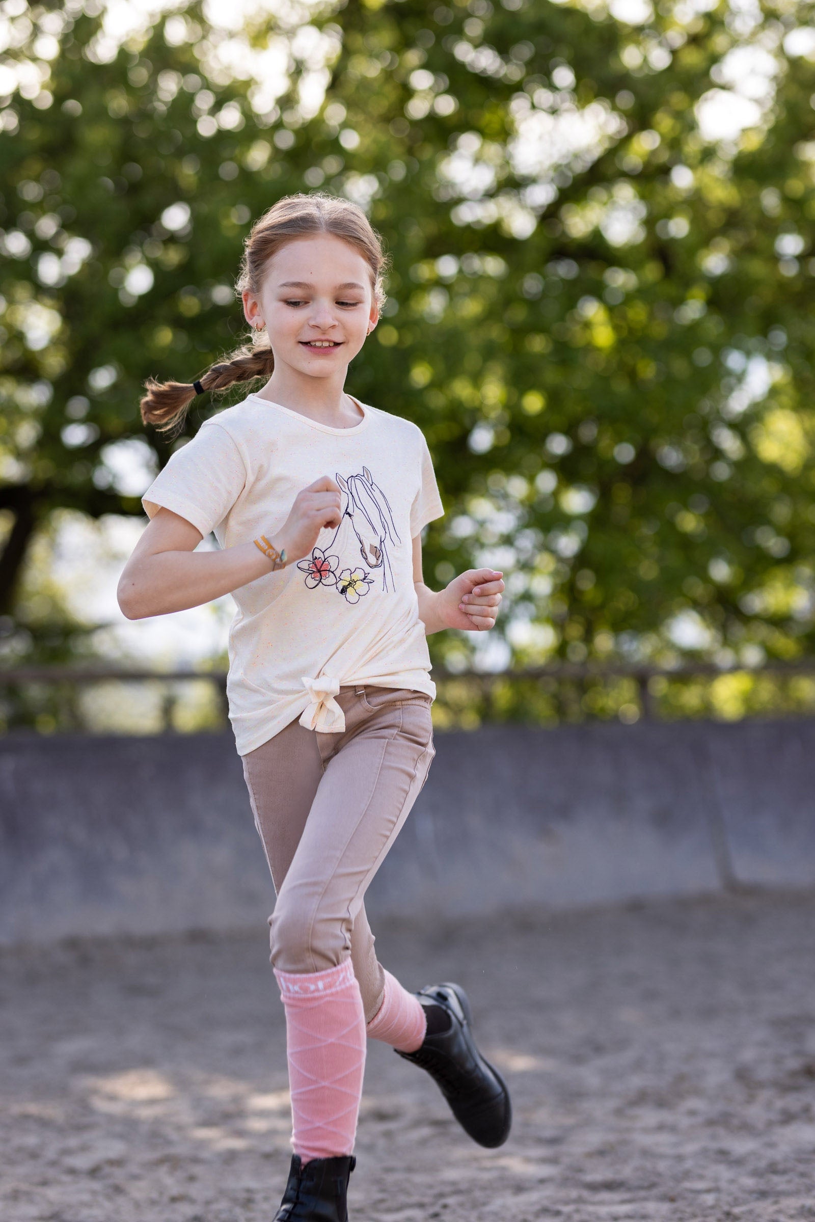 Horze Suki Kids Knee Grip Breeches Kids Apparel