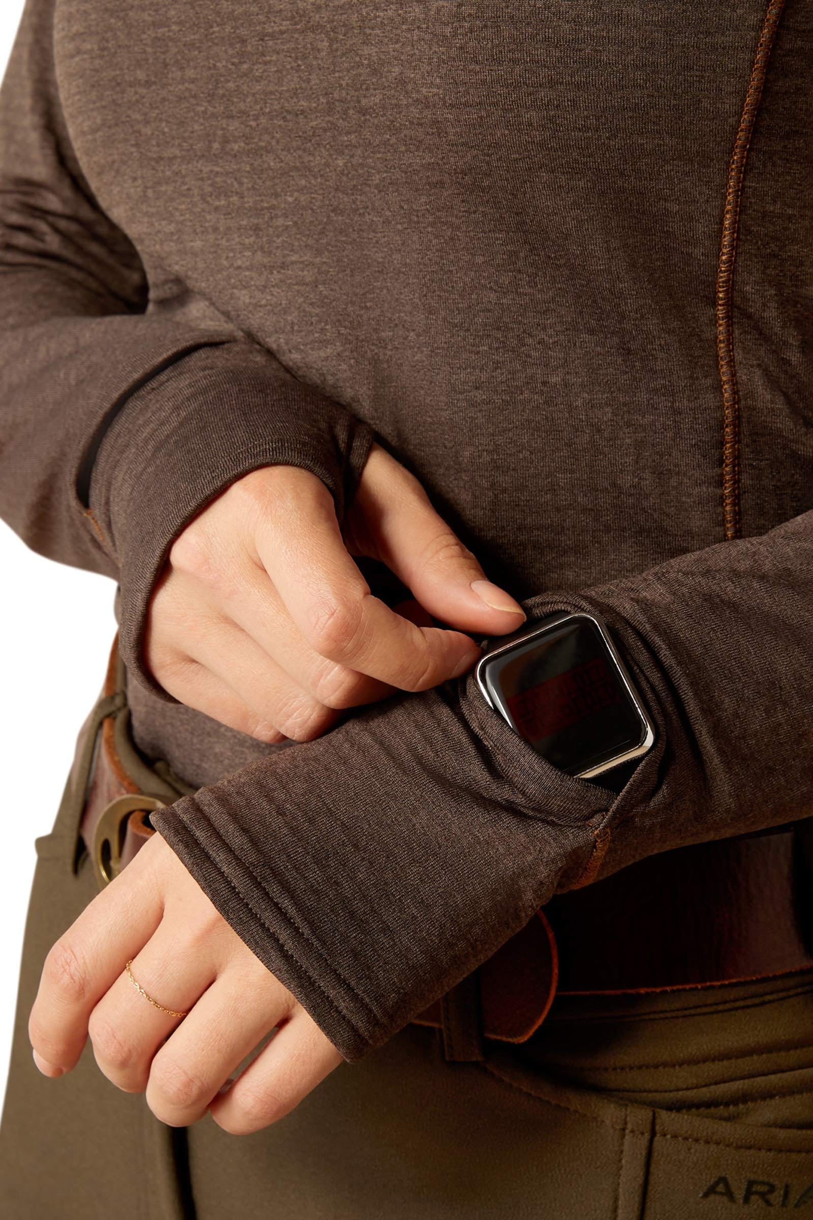 Ariat Gridwork 1/4 Zip Baselayer Shirt Women’s Riding Clothing