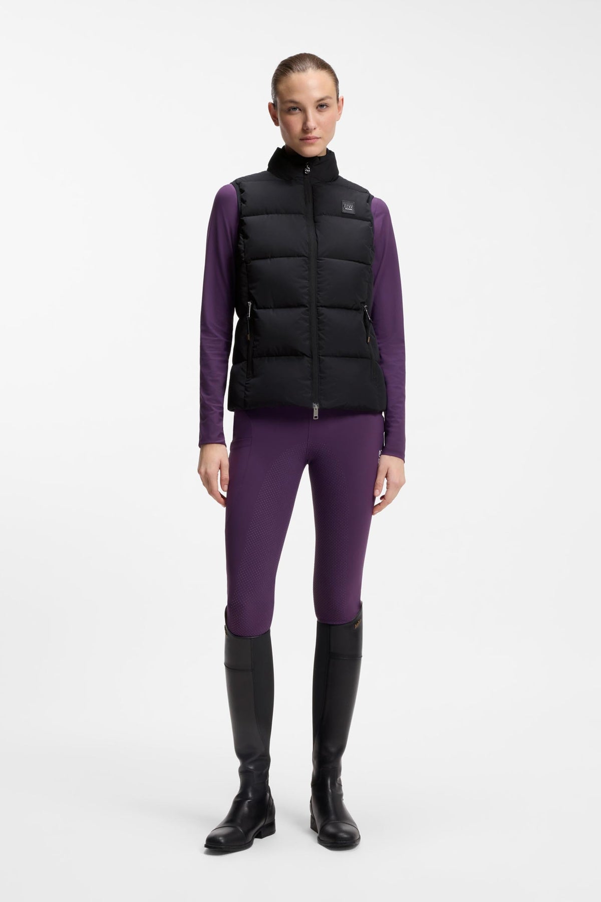 BOSS Equestrian Viola Womens Knitted Puffer Vest Women’s Riding Clothing
