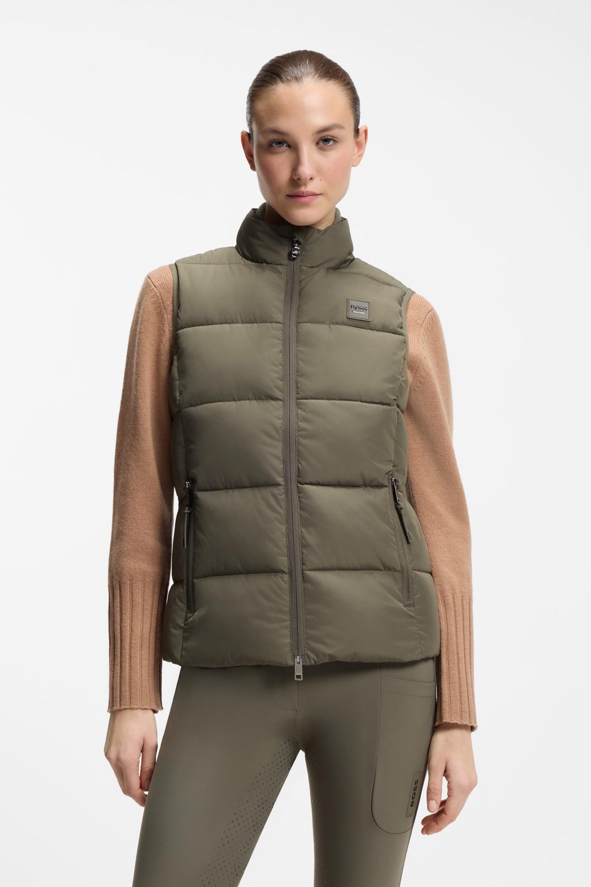 BOSS Equestrian Viola Womens Knitted Puffer Vest Women’s Riding Clothing