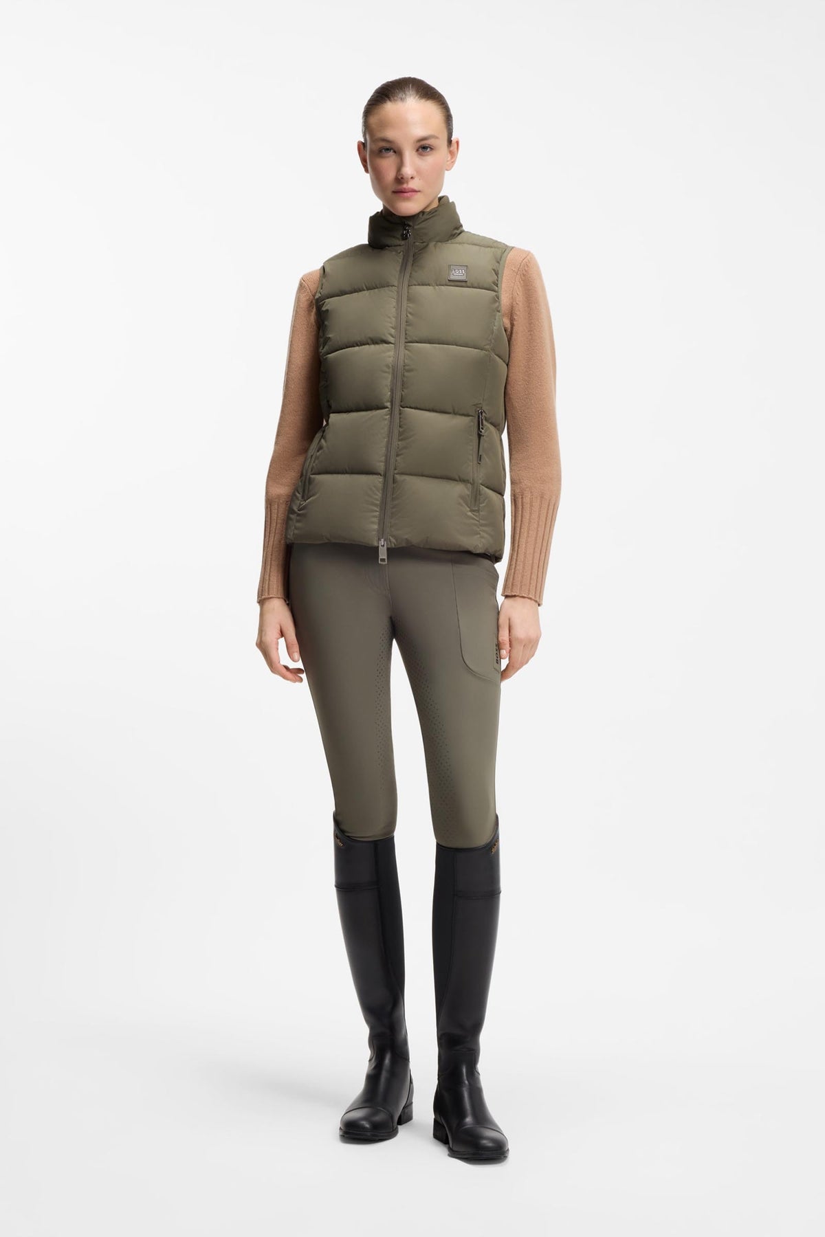 BOSS Equestrian Viola Womens Knitted Puffer Vest Women’s Riding Clothing
