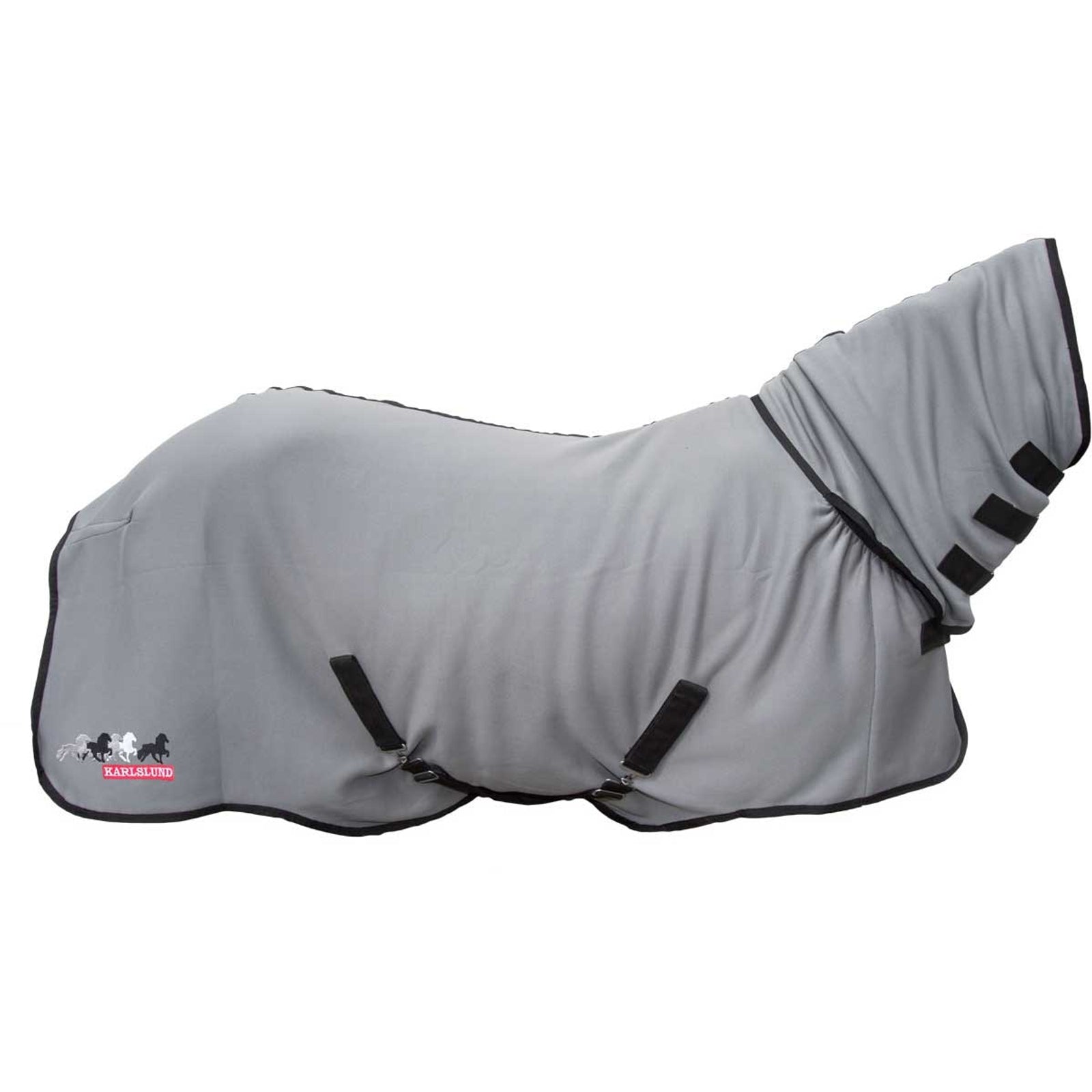 Karlslund Quick-Dry Fleece Odpocovací Deka s Krkem Horse Rugs