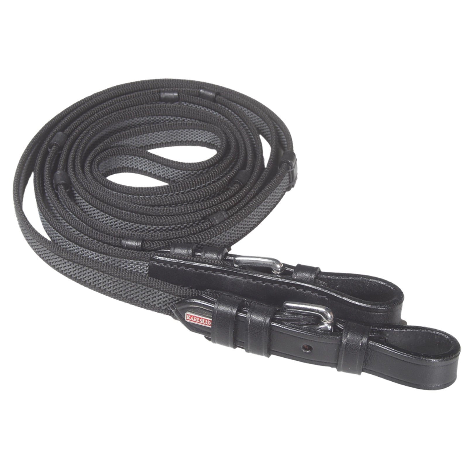 Karlslund Super Grip Otěže se Zarážkami a Přezkami Bridles & Reins