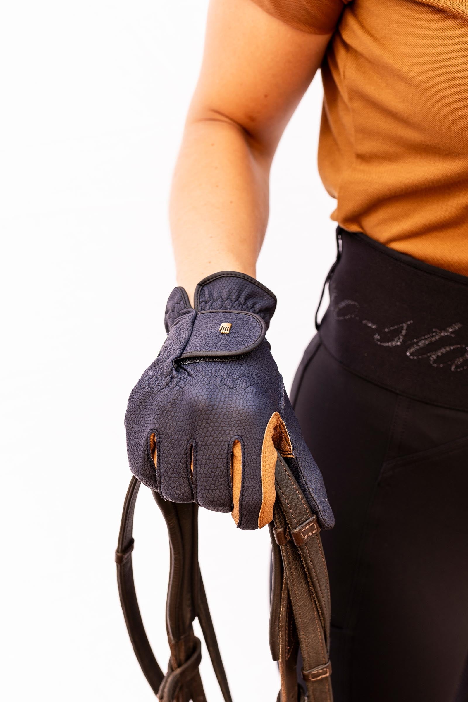 Roeckl Malta Grip two-tone Riding Gloves