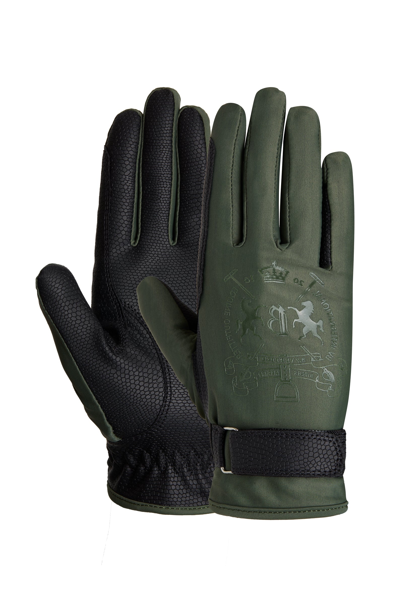 B Vertigo Dámské jezdecké rukavice Laia s potiskem loga Riding Gloves