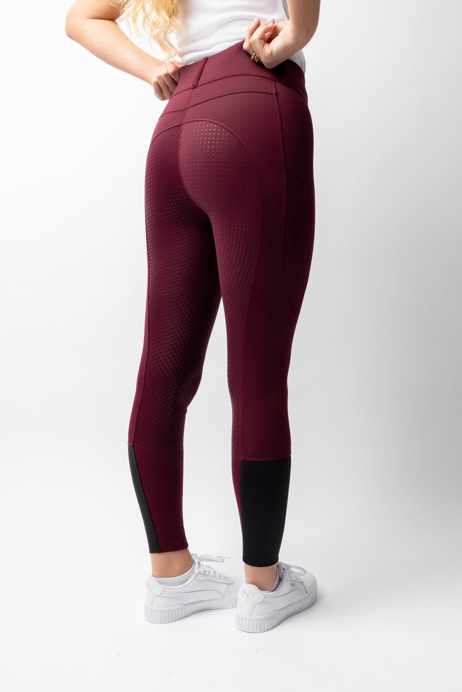 Horze Evelyn dámské rajtky s celogripem UPF 50+ Womens Breeches