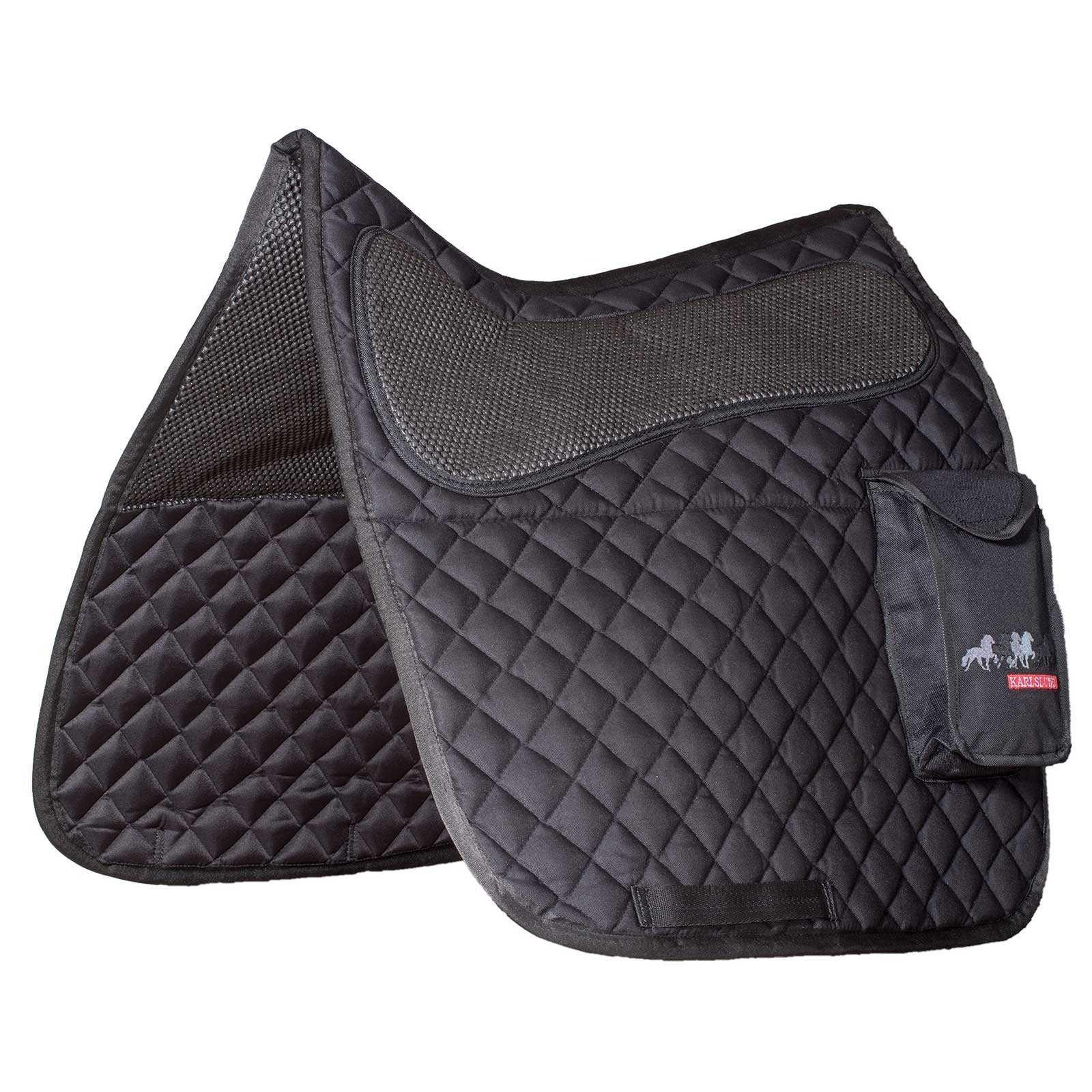 Karlslund Podsedlová Dečka s Kapsou, Bavlna Saddle Pads