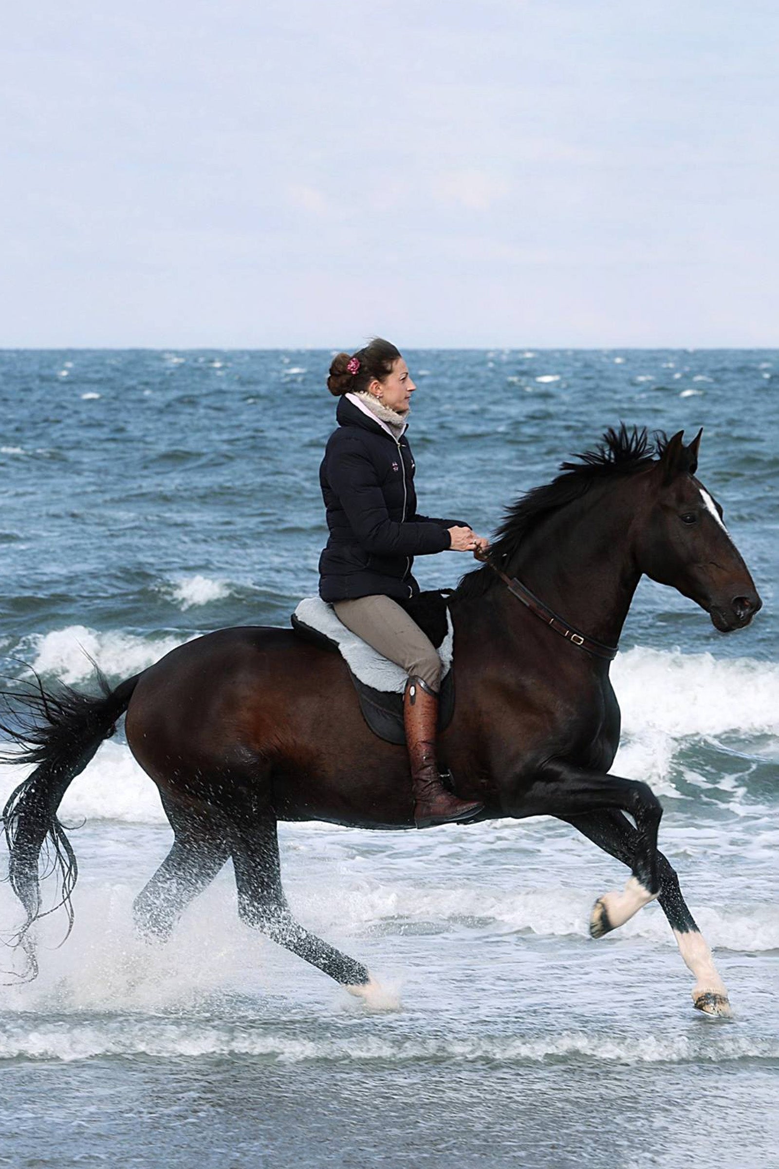 F.R.A. Freedom Riding Articles Macon Extra Merino Bareback Pad, Knee Rolls & Inlays, S Saddles, Girths & Stirrups