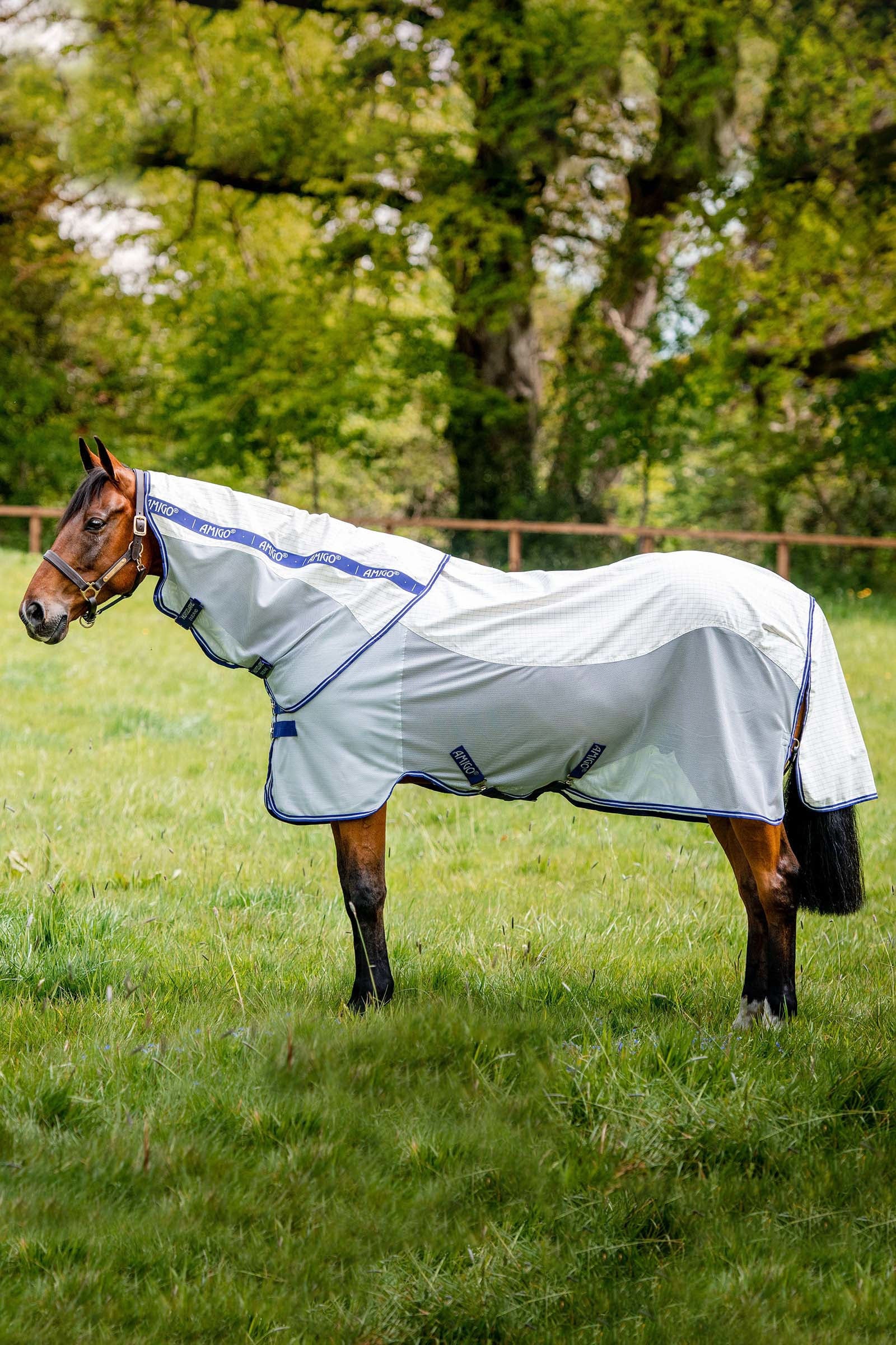 Horseware Amigo Airflow síťovaná deka proti mouchám s odnímatelným krčním dílem Horse Rugs