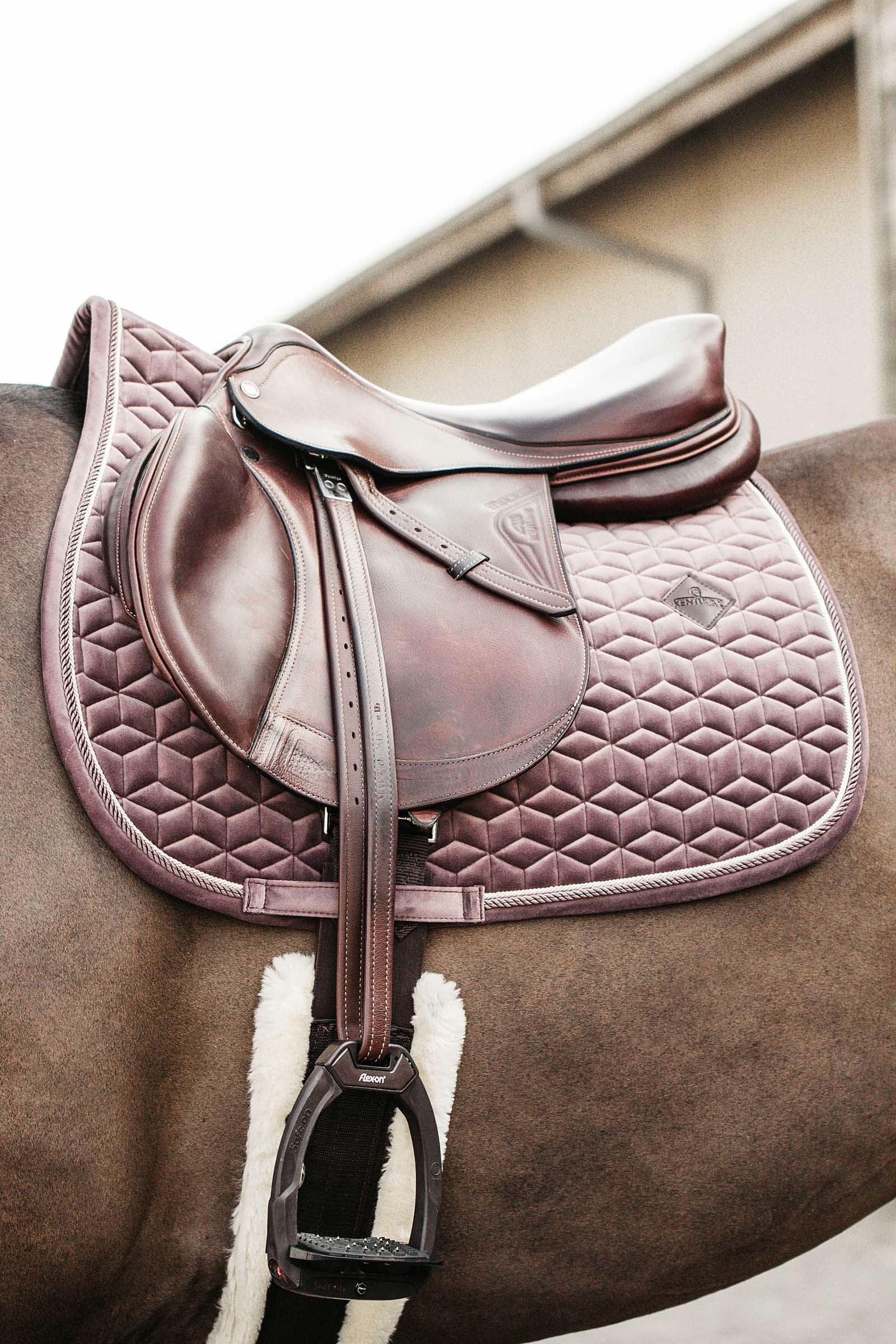 Kentucky Horsewear Velvet Jumping Saddle Pad Saddle Pads