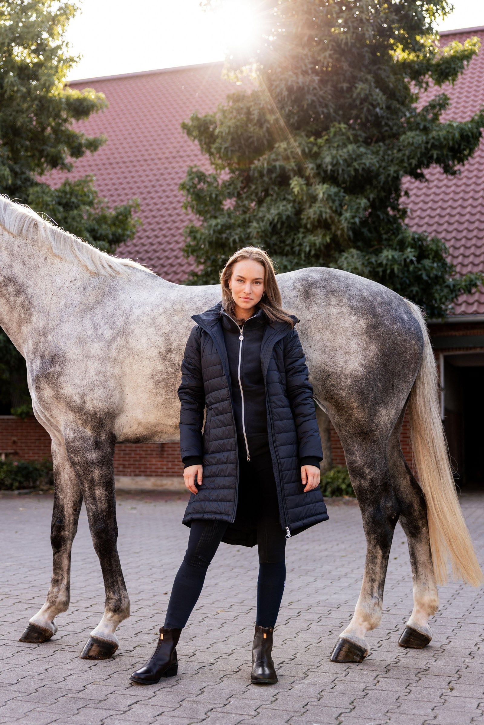 Horze Charlotte Women's Long Riding Riding Jacket Women’s Riding Clothing