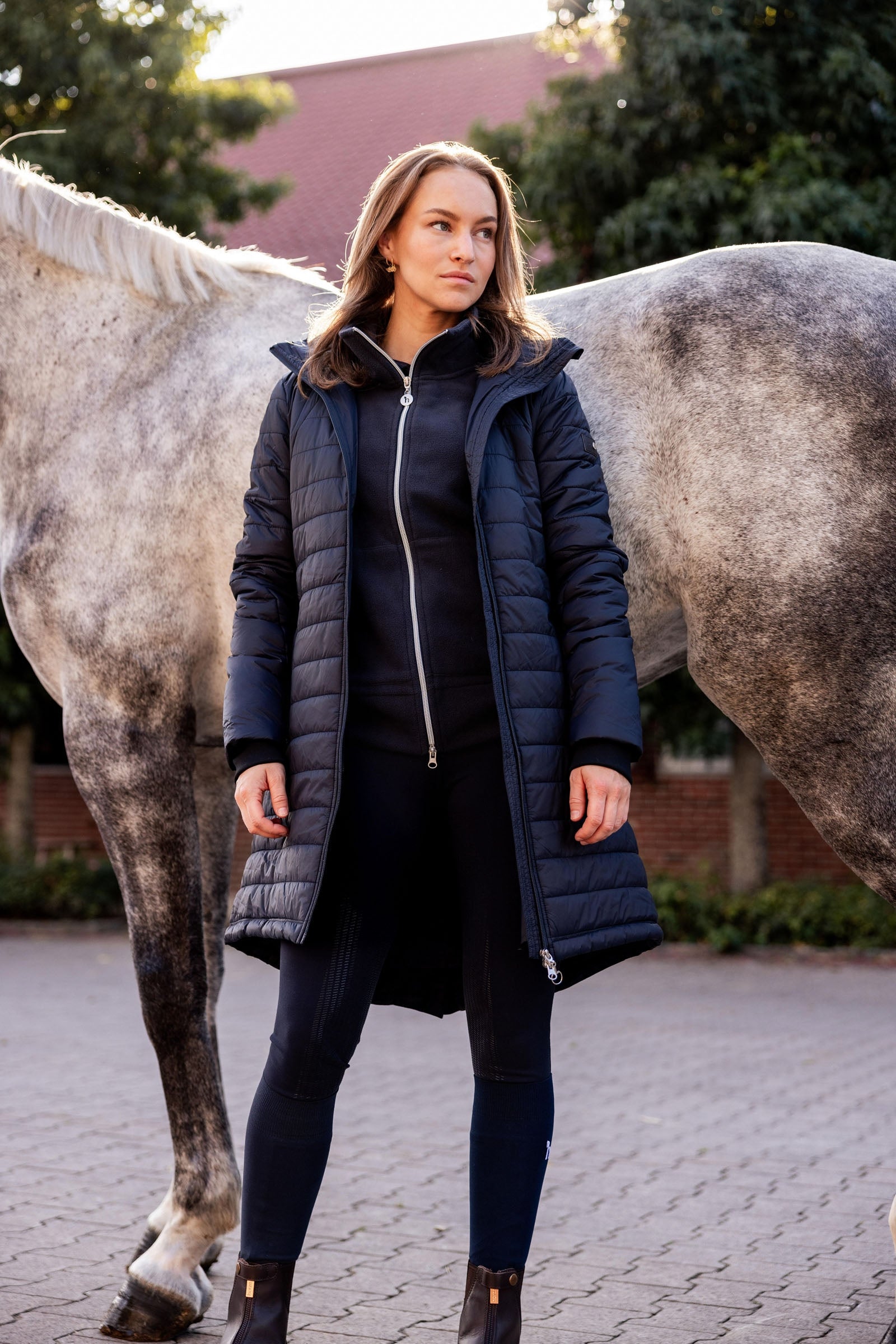 Horze Charlotte Women's Long Riding Riding Jacket Women’s Riding Clothing