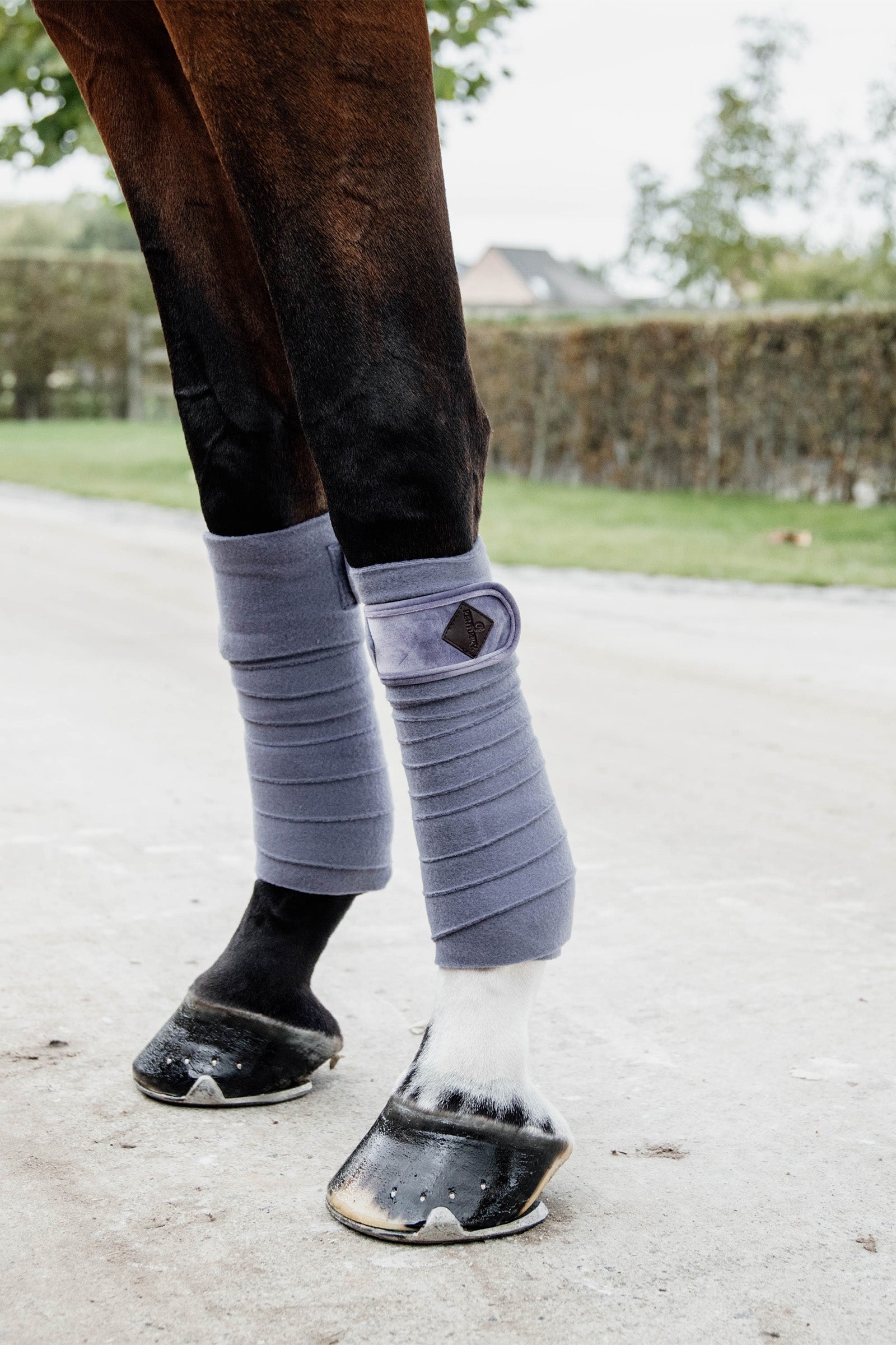 Kentucky Horsewear Velvet Polar Fleece Bandages Leg Protection & Hoof Protection for Horses
