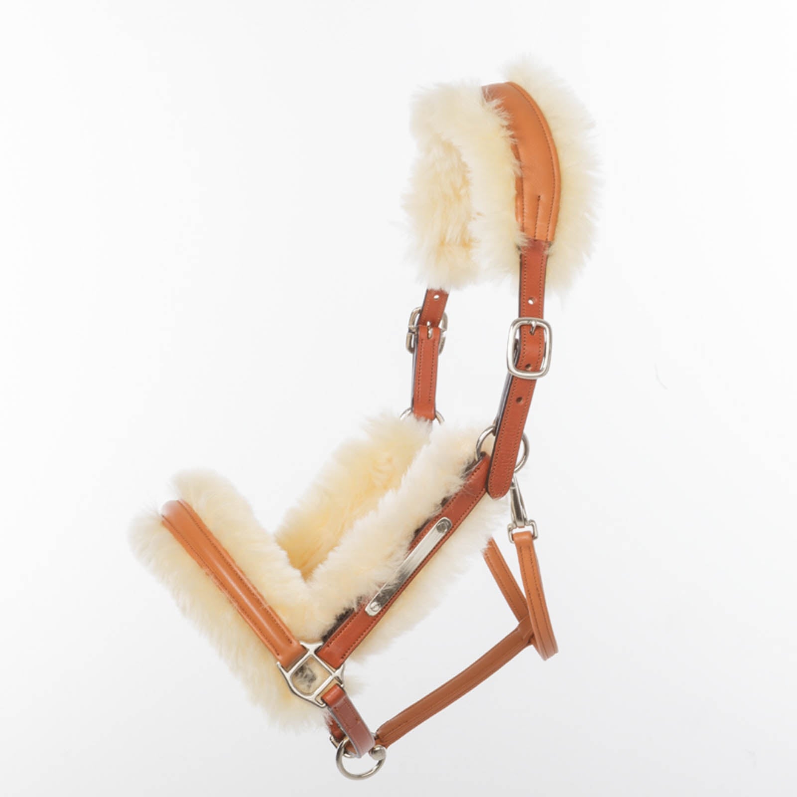 Kavalkade Marvellous Leather Halter with Sheepskin Halters & Leads