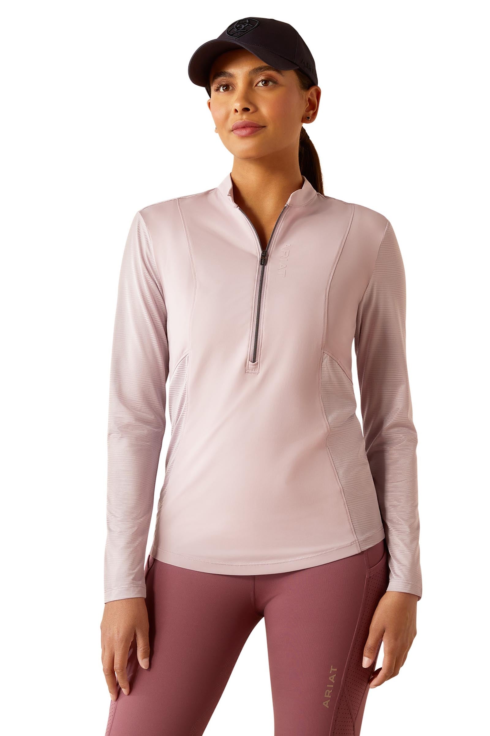 Ariat Breathe dámské funkční tričko s dlouhým rukávem a 1/4 zipem Women’s Riding Clothing