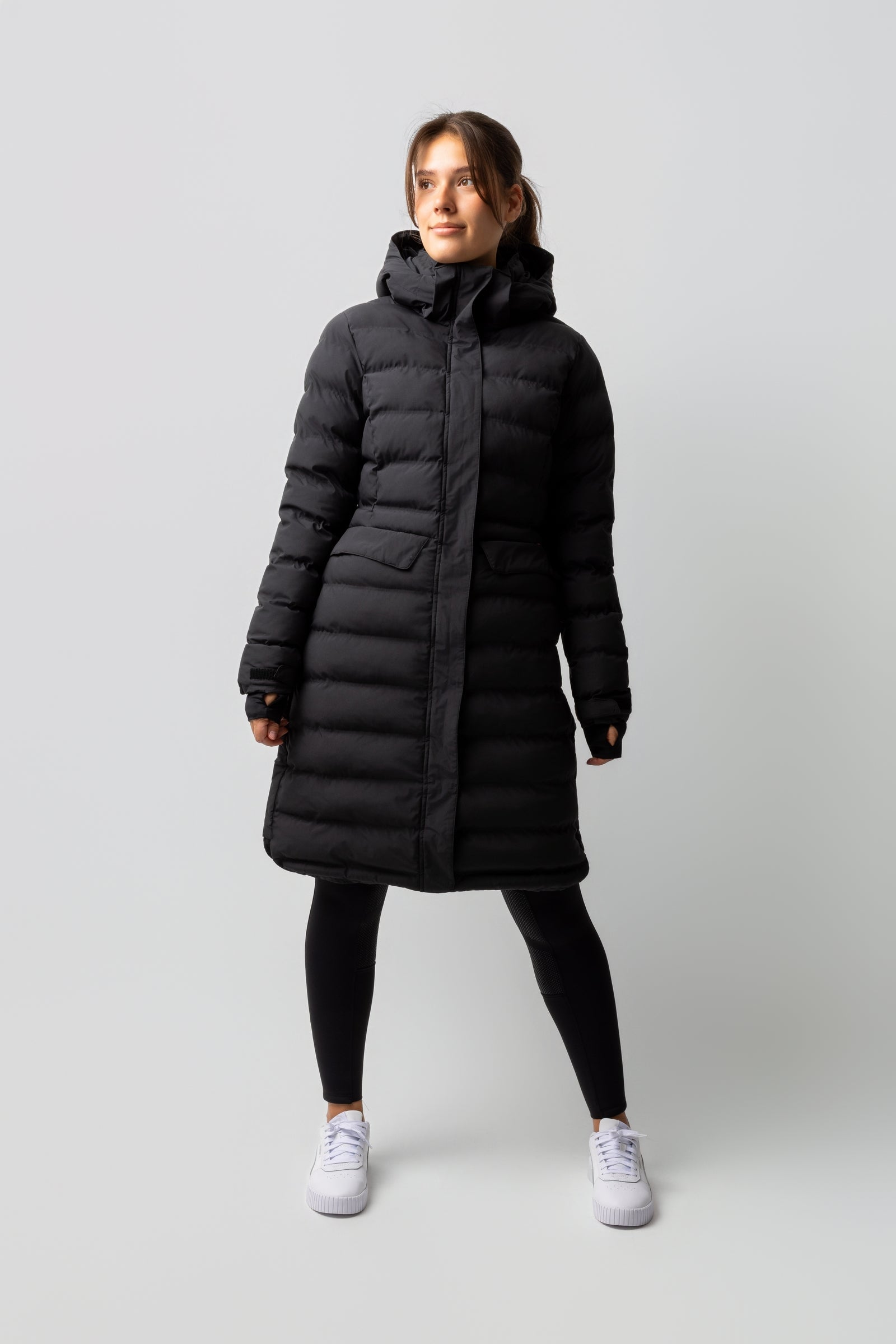 B Vertigo Celeste Dámská nepromokavá bunda typu parka Women’s Riding Clothing
