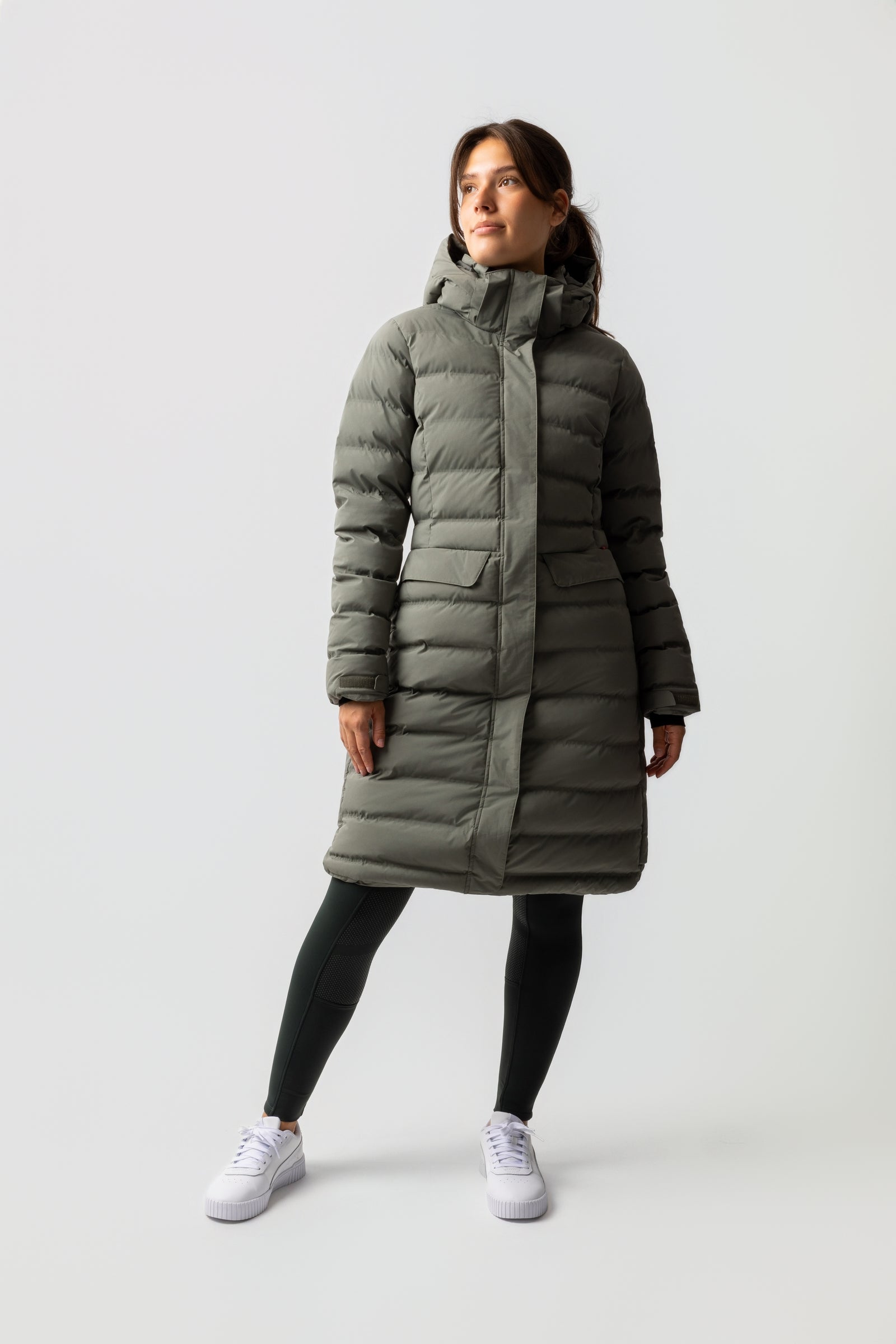 B Vertigo Celeste Dámská nepromokavá bunda typu parka Women’s Riding Clothing