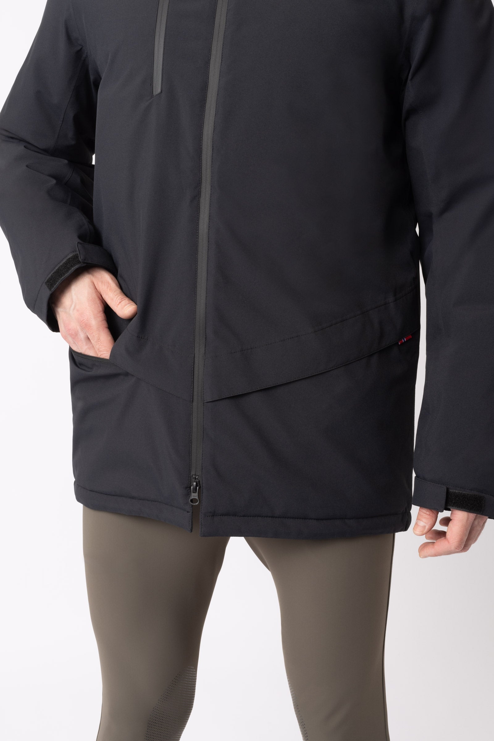 B Vertigo Milo Men's Waterproof Parka Riding Jacket Mens Riding Clothing