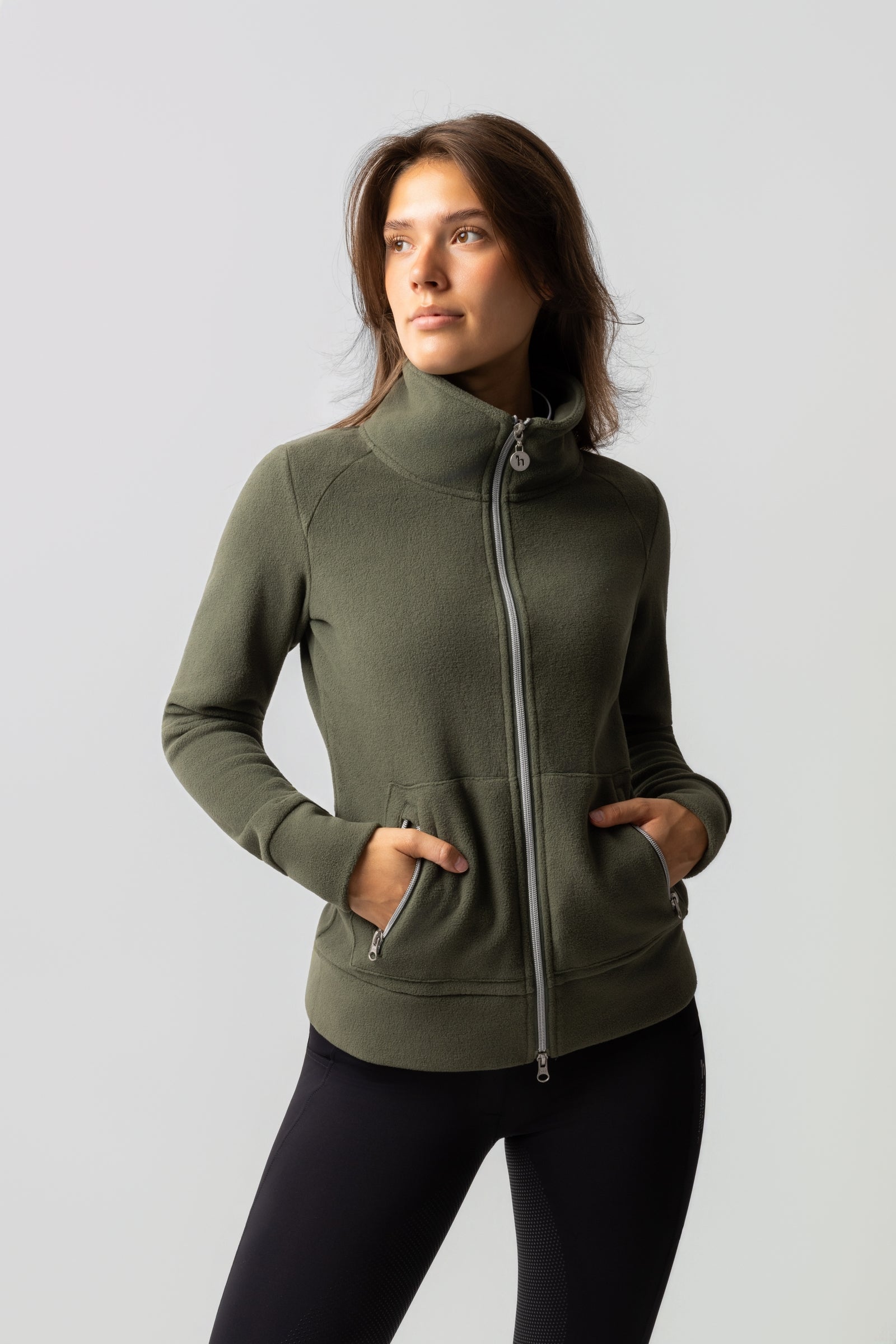 Horze Dámská fleecová jezdecká bunda Ellie Women’s Riding Clothing
