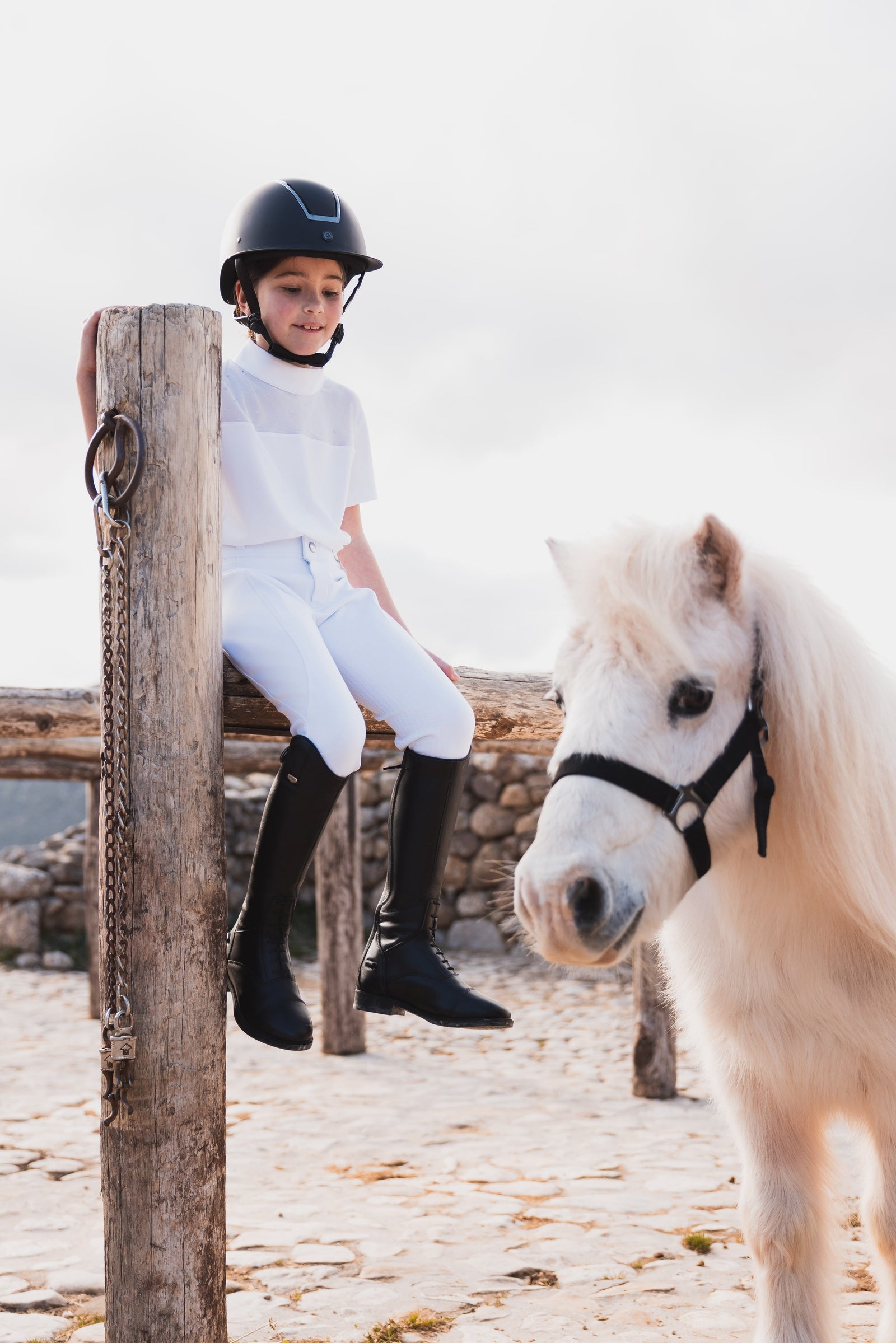 Horze Young Rider Kaya Show Shirt Kids Apparel