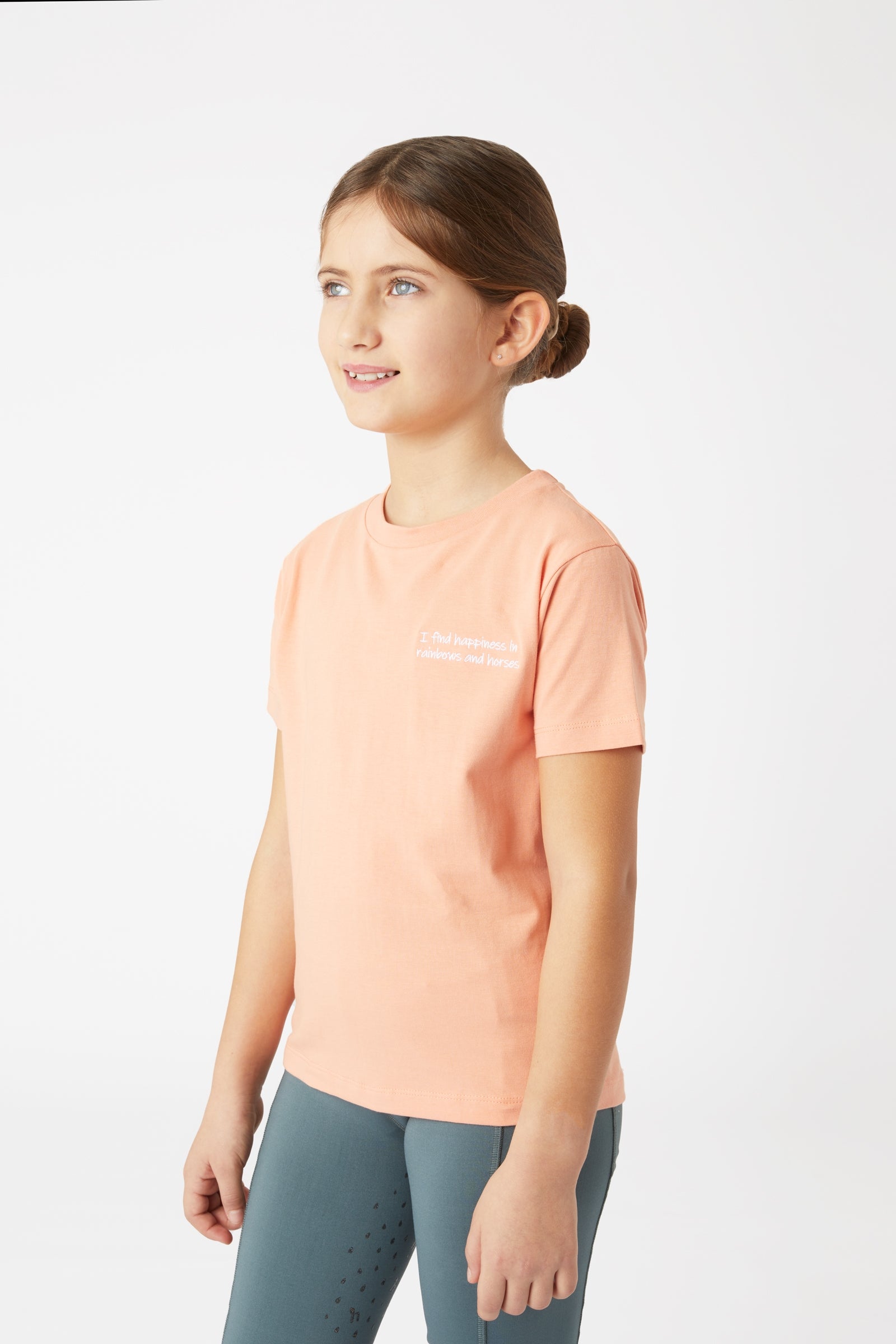 Horze Dětské tričko Calina s výšivkou Kids Apparel