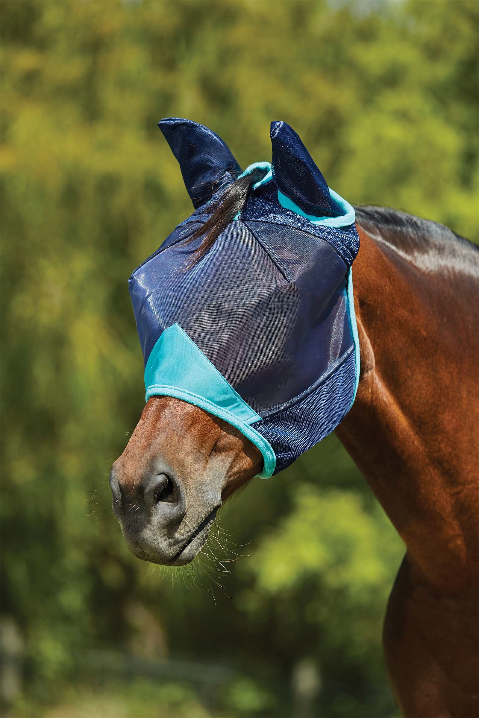 Weatherbeeta Comfitec Deluxe jemná síťovaná maska s ušima Antifly Protection for Horses