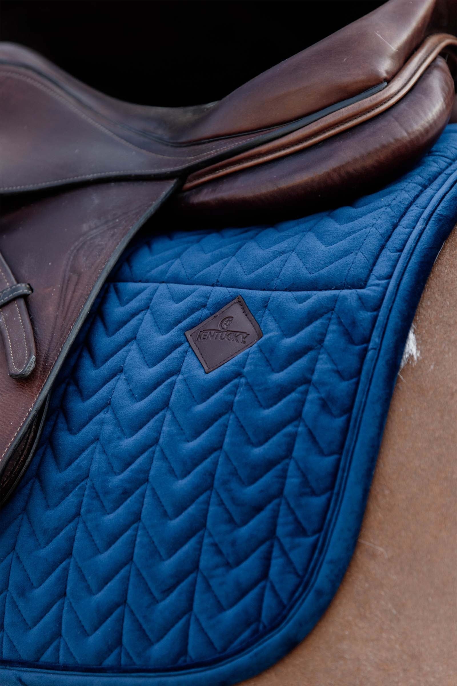 Kentucky Horsewear Velvet Skin Friendly Jumping Saddle Pad Saddle Pads