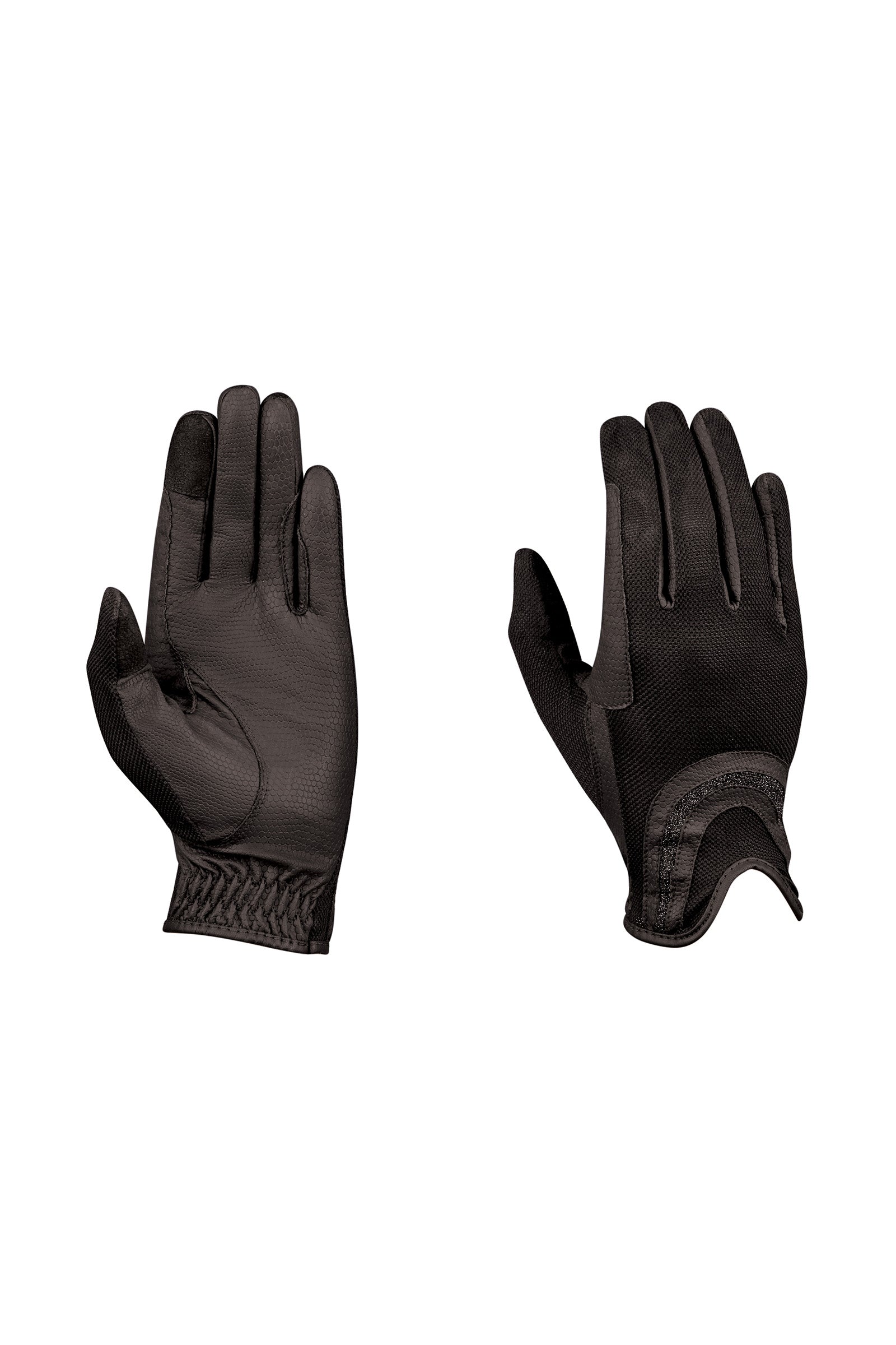Dublin Tah na Glitter Mesh Back Jezdecké Rukavice Riding Gloves