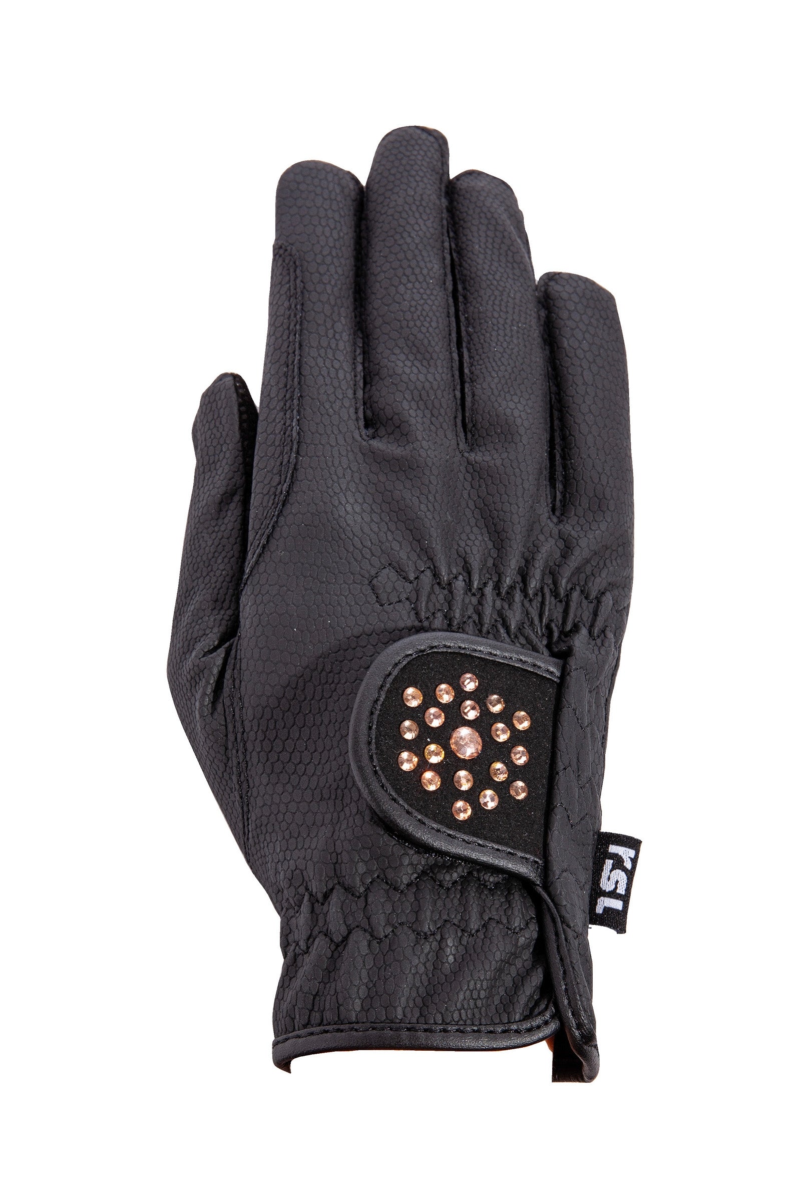 RSL Ascona Riding Gloves with Glitter Stones Riding Gloves