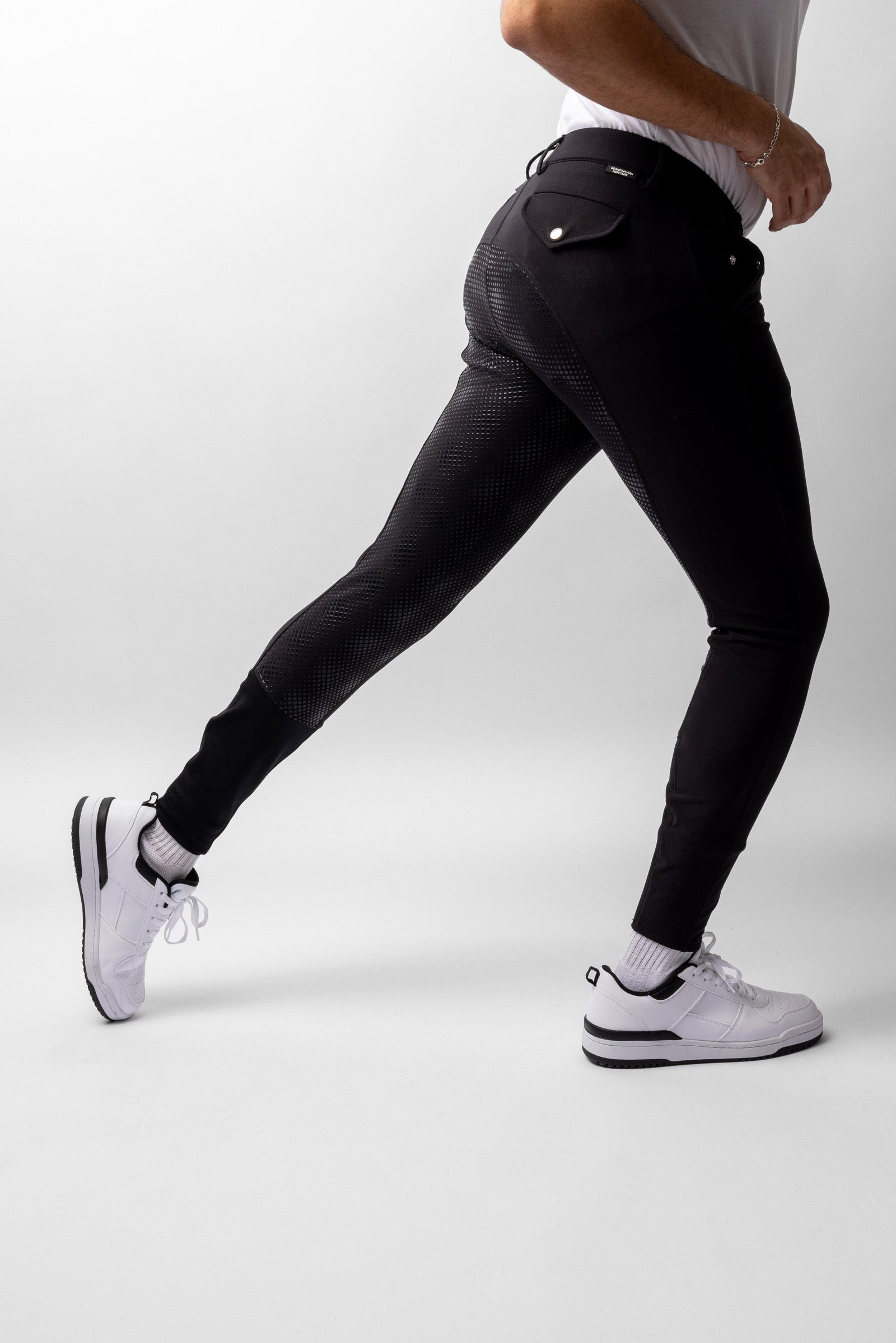 Horze Grand Prix pánské jezdecké kalhoty se silikonovým celosedem Mens Riding Clothing