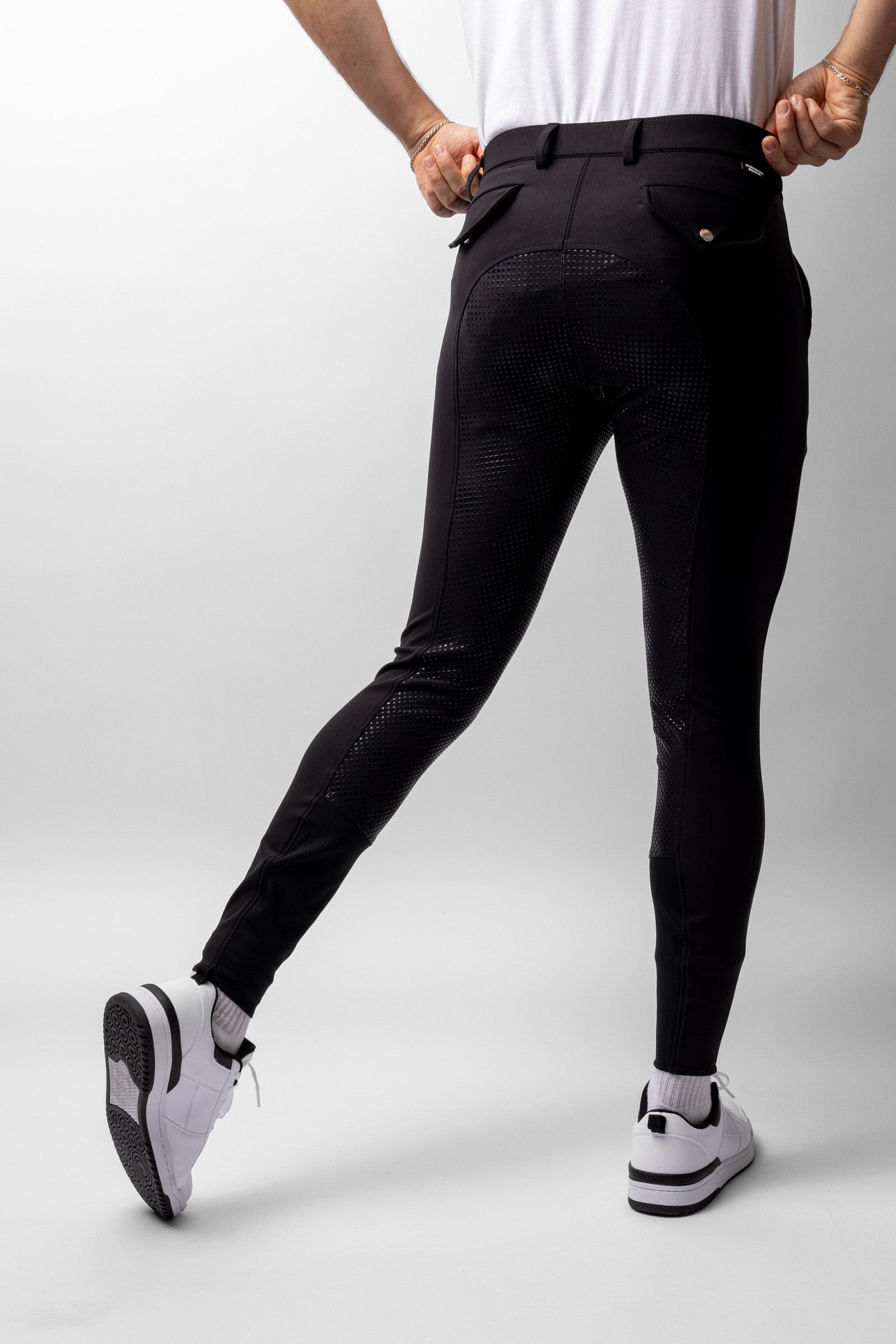 Horze Grand Prix Men's Silicone Full Seat Breeches Mens Riding Clothing