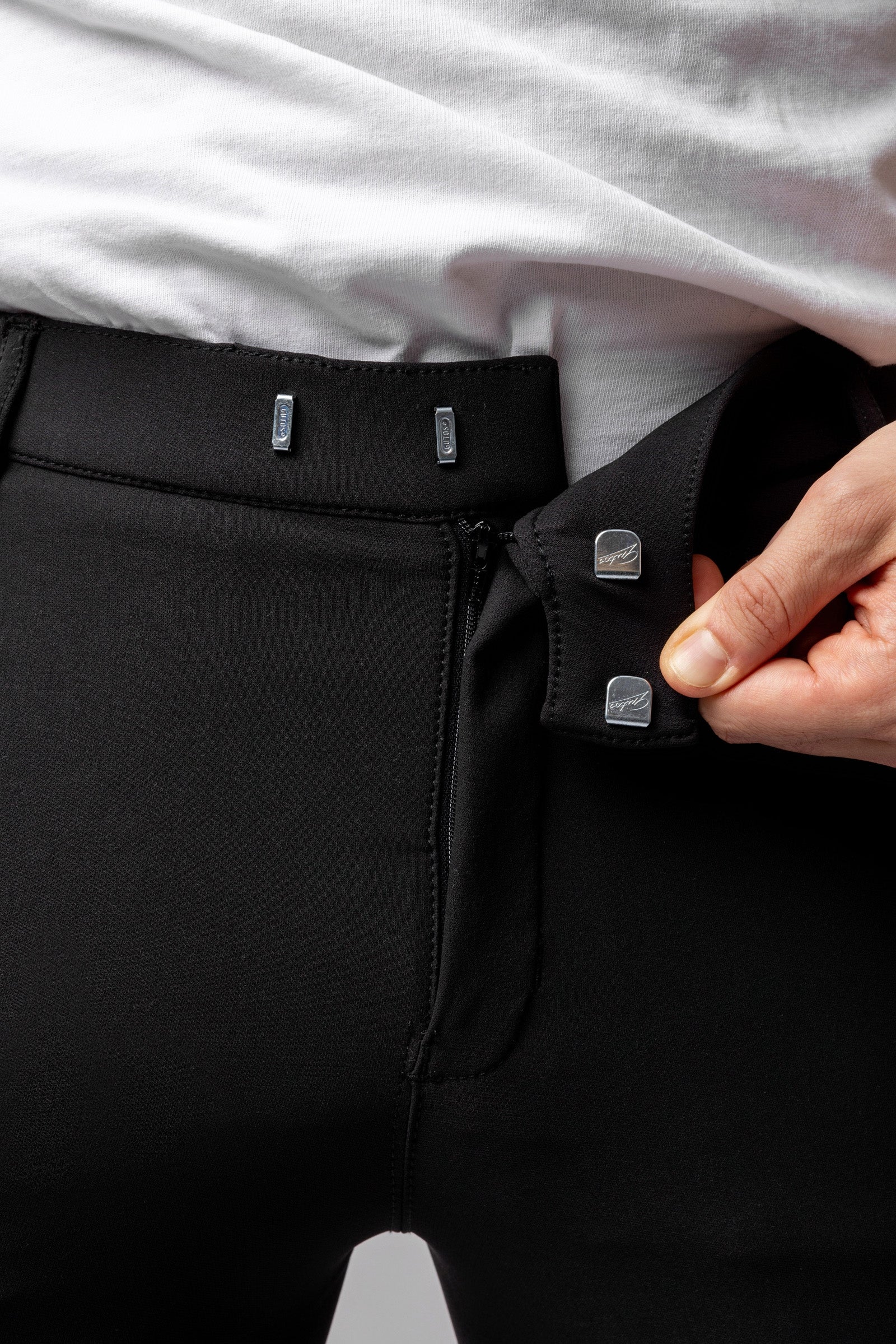 Horze Grand Prix Men's Silicone Knee Patch Breeches UPF 50+ Mens Riding Clothing