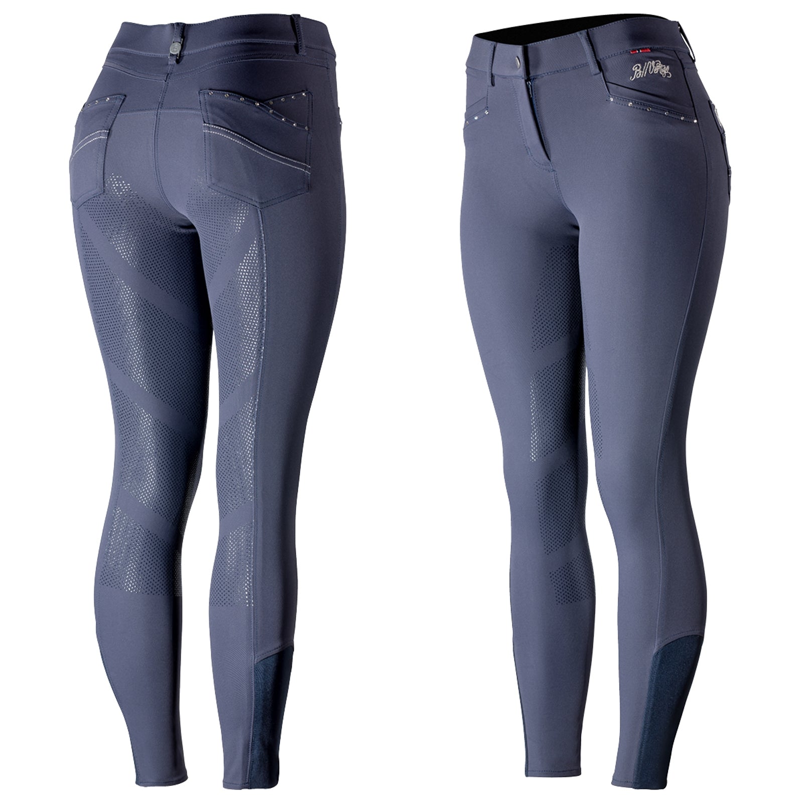 B Vertigo Olivia dámské jezdecké kalhoty s celogripem ze silikonu, UPF 50+ Womens Breeches