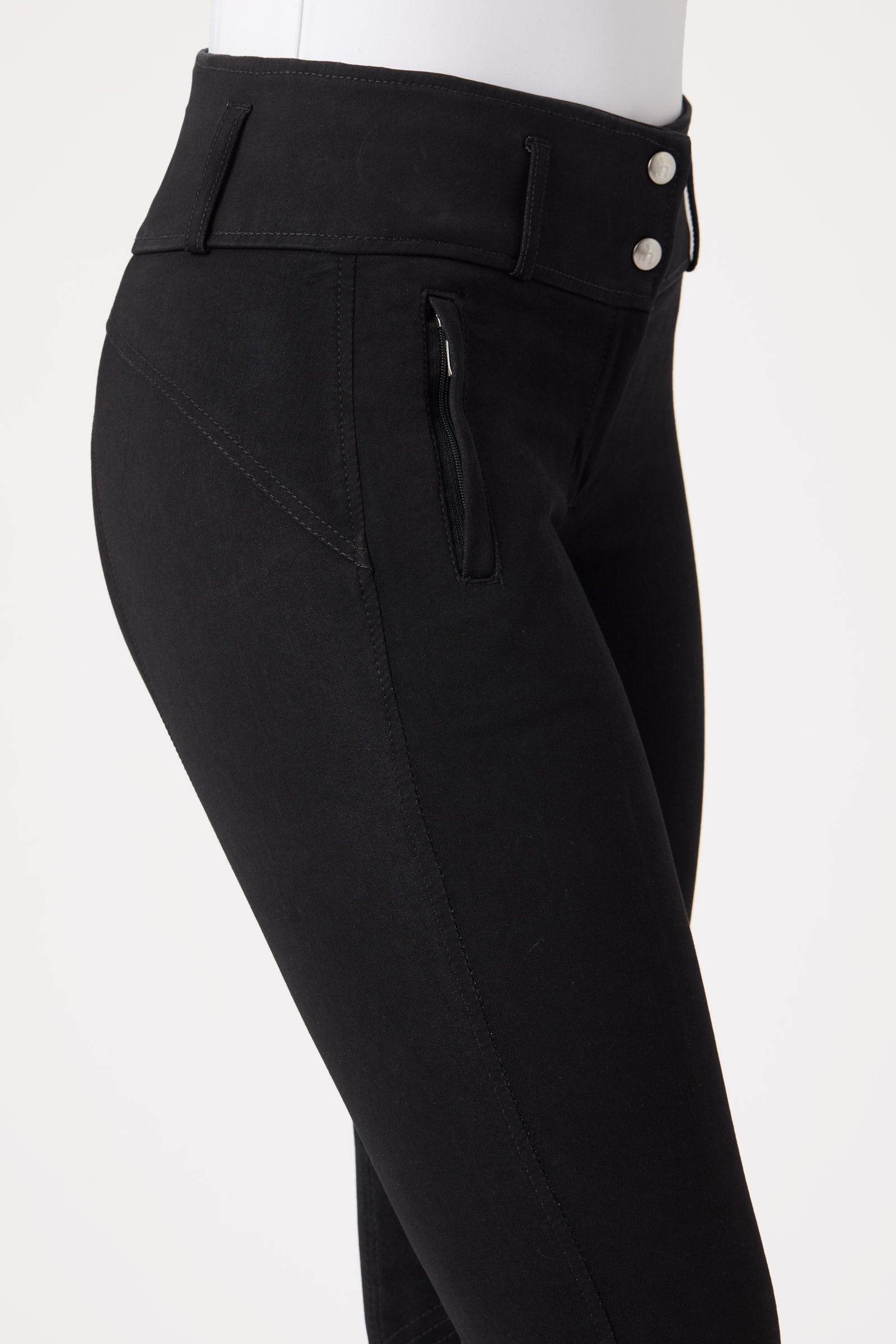Horze Daniela Women's Leather Knee Patch Breeches Womens Breeches