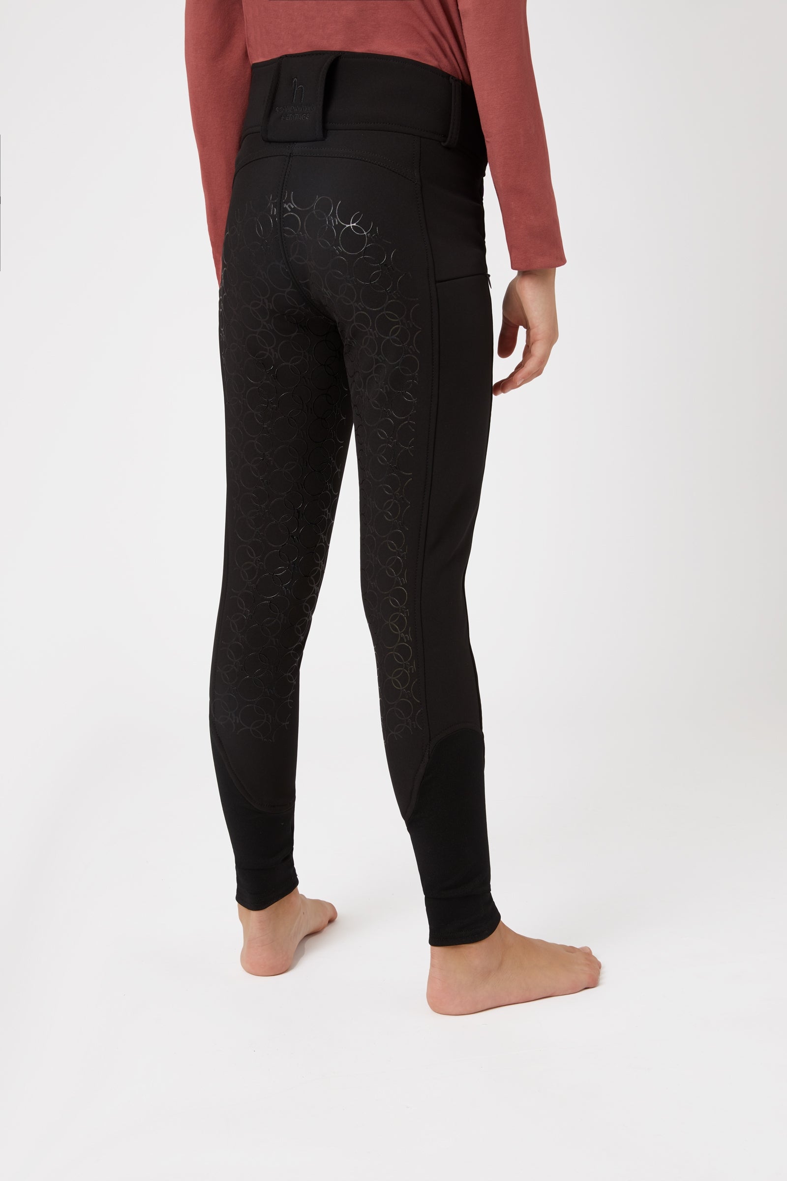 Horze Leighton Teens celosedlové termo kalhoty Kids Apparel