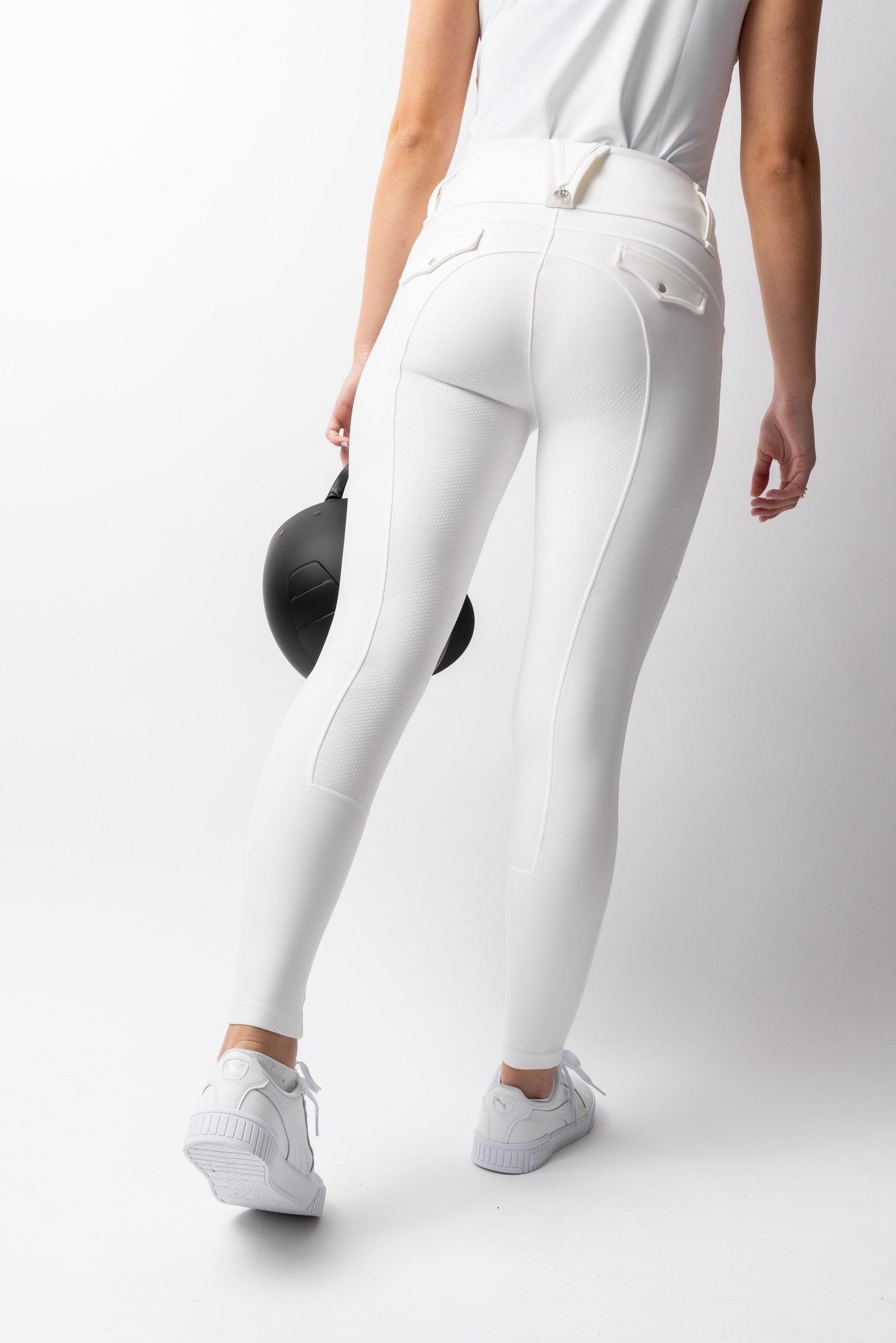 B Vertigo Chiara Jezdecké rajtky s plným sedlem s kompresí a hybridním designem Womens Breeches